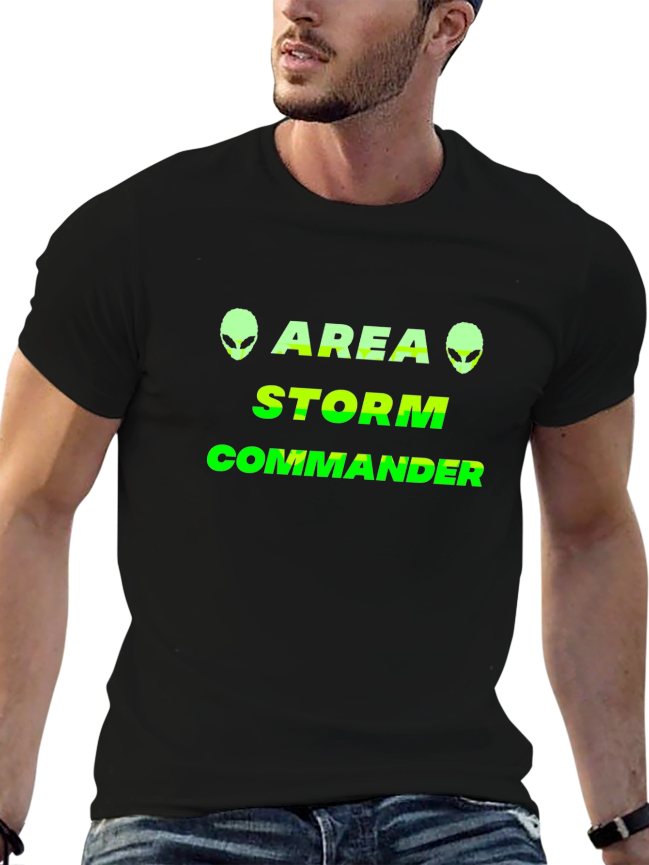 Area Storm Commander Alien Graphic T-Shirt