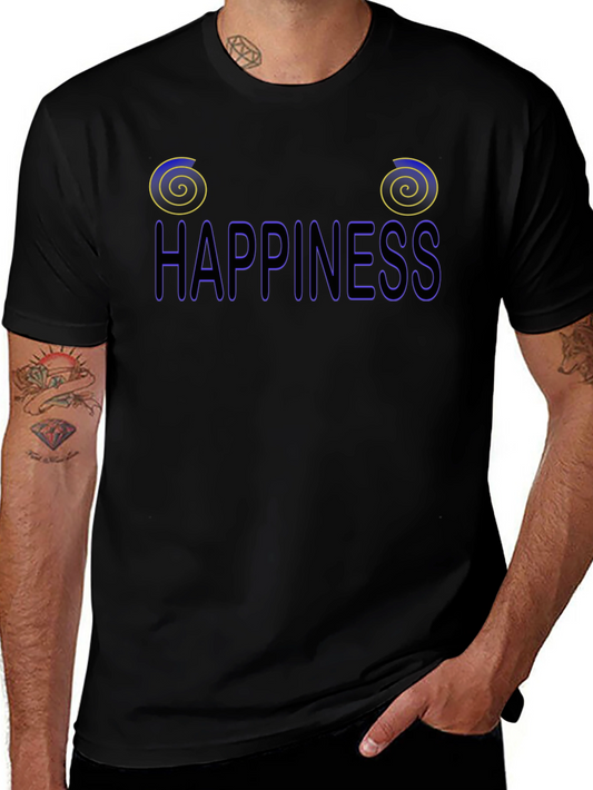 Happiness Swirl Graphic T-Shirt