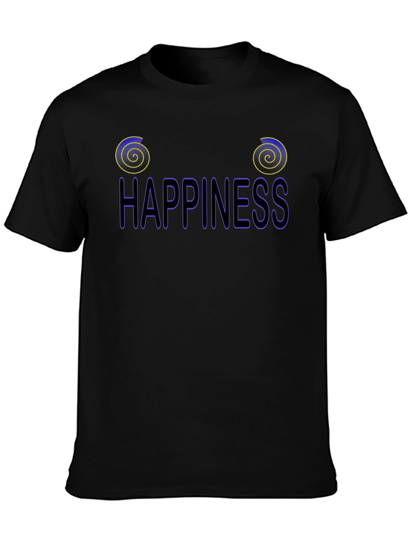 Happiness Swirl Graphic T-Shirt