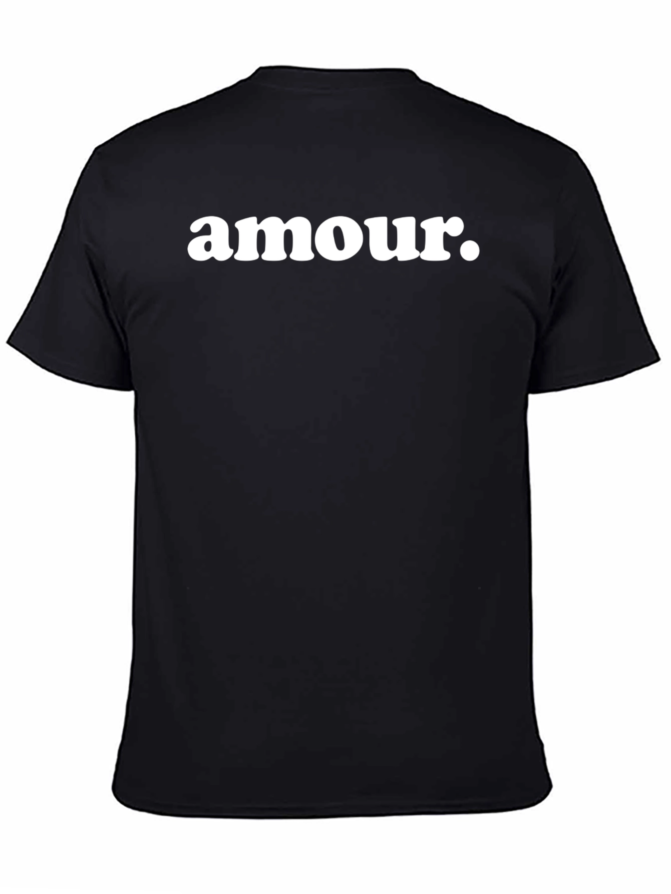 Amour Graphic Tee - Stylish Black Cotton T-Shirt