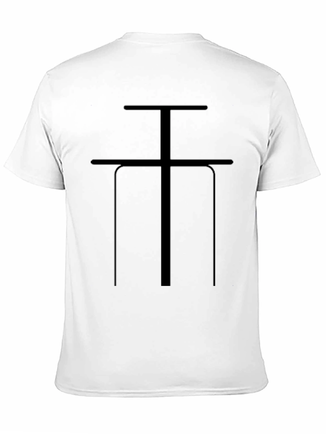 Abstract Symbol Black T-Shirt - Modern Graphic Tee