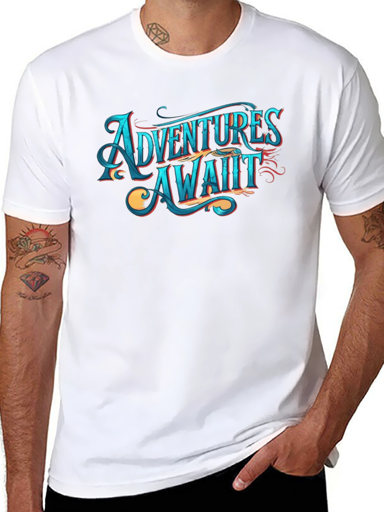 Adventure Awaits Graphic T-Shirt