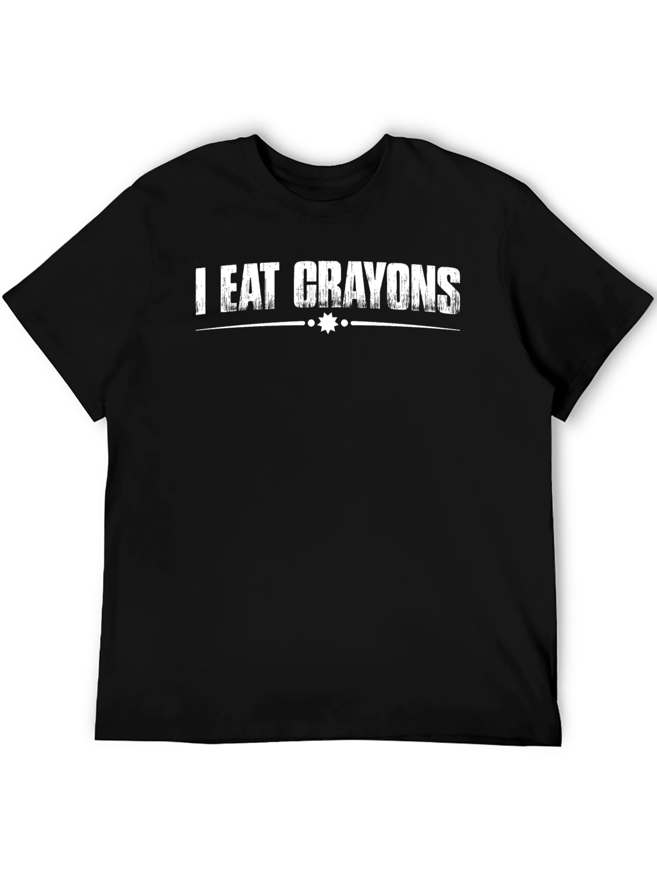 I Eat Crayons Graphic Tee - Black