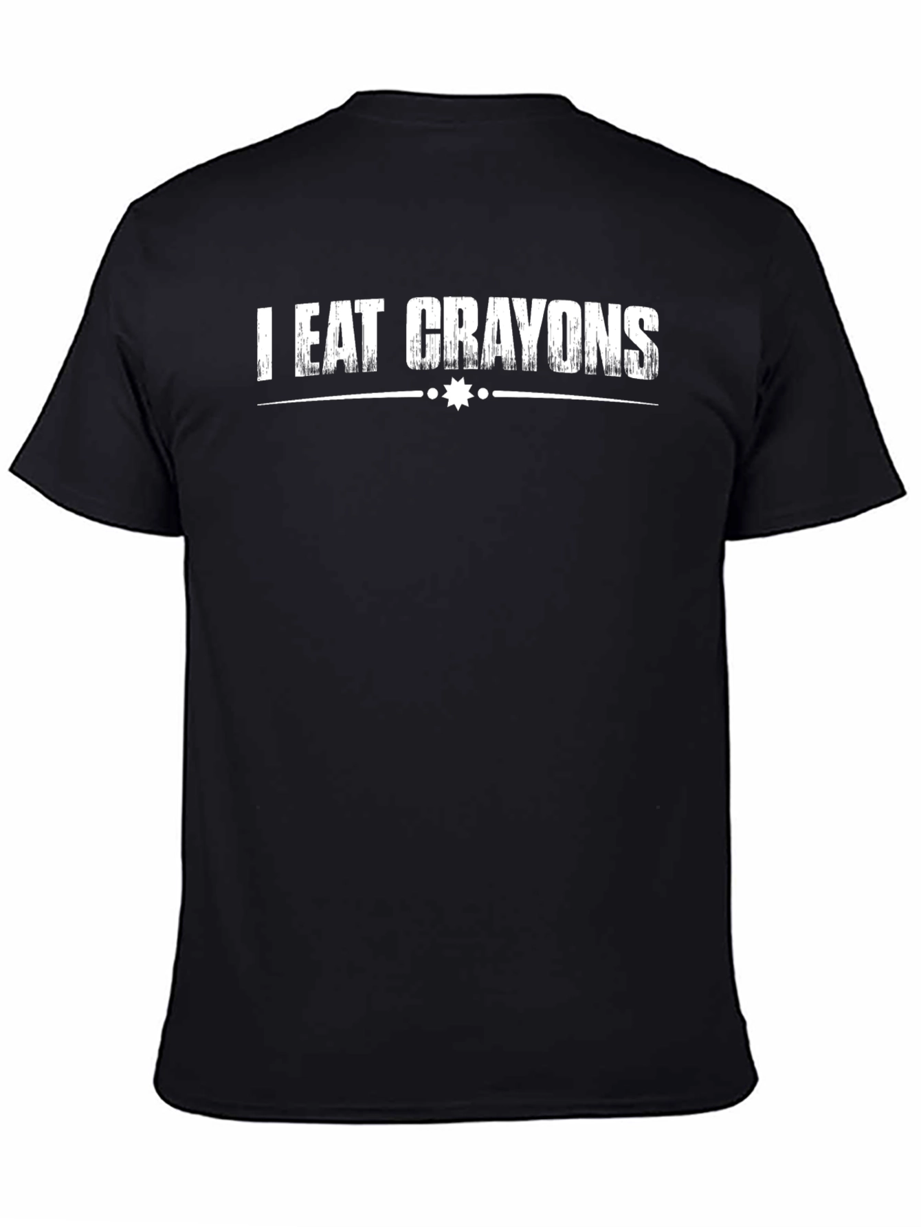 I Eat Crayons Graphic Tee - Black
