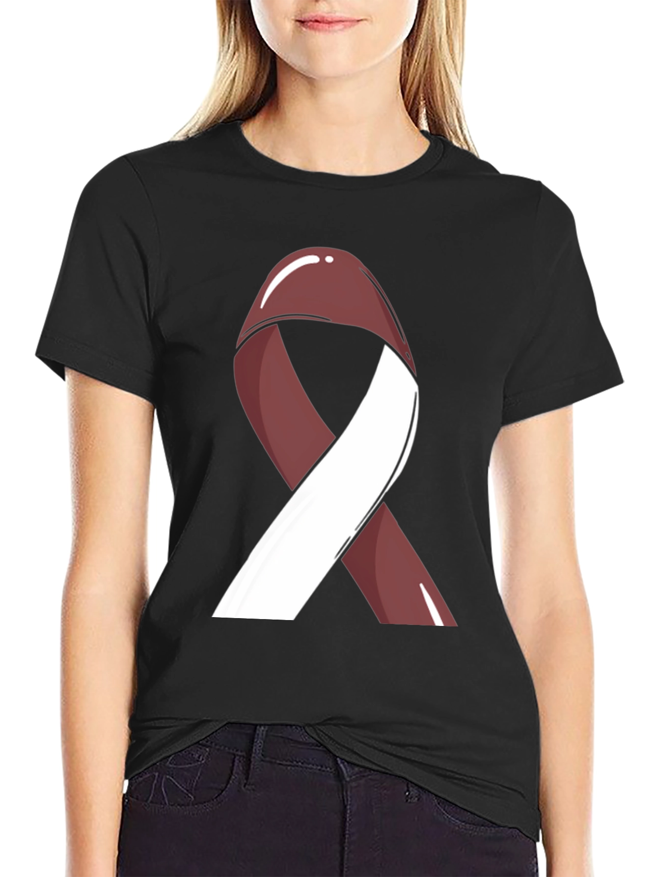 Awareness Ribbon Graphic Tee - Support a Cause