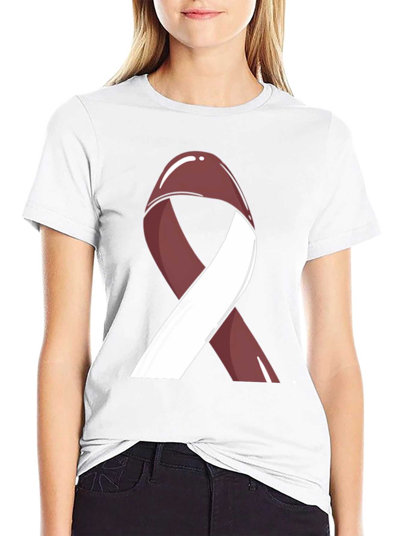 Awareness Ribbon Graphic Tee - Support a Cause