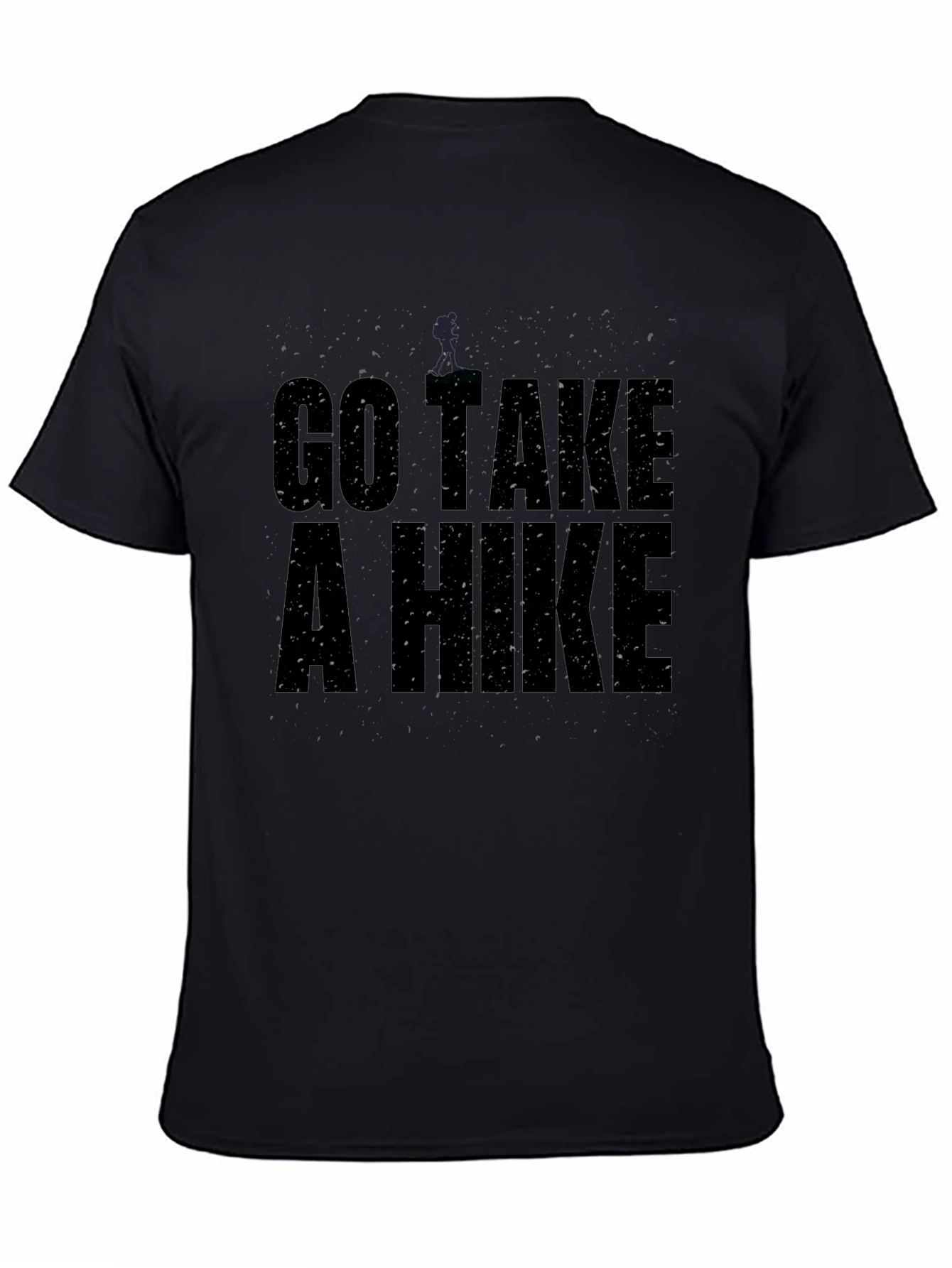 Go Take a Hike Black Graphic Tee