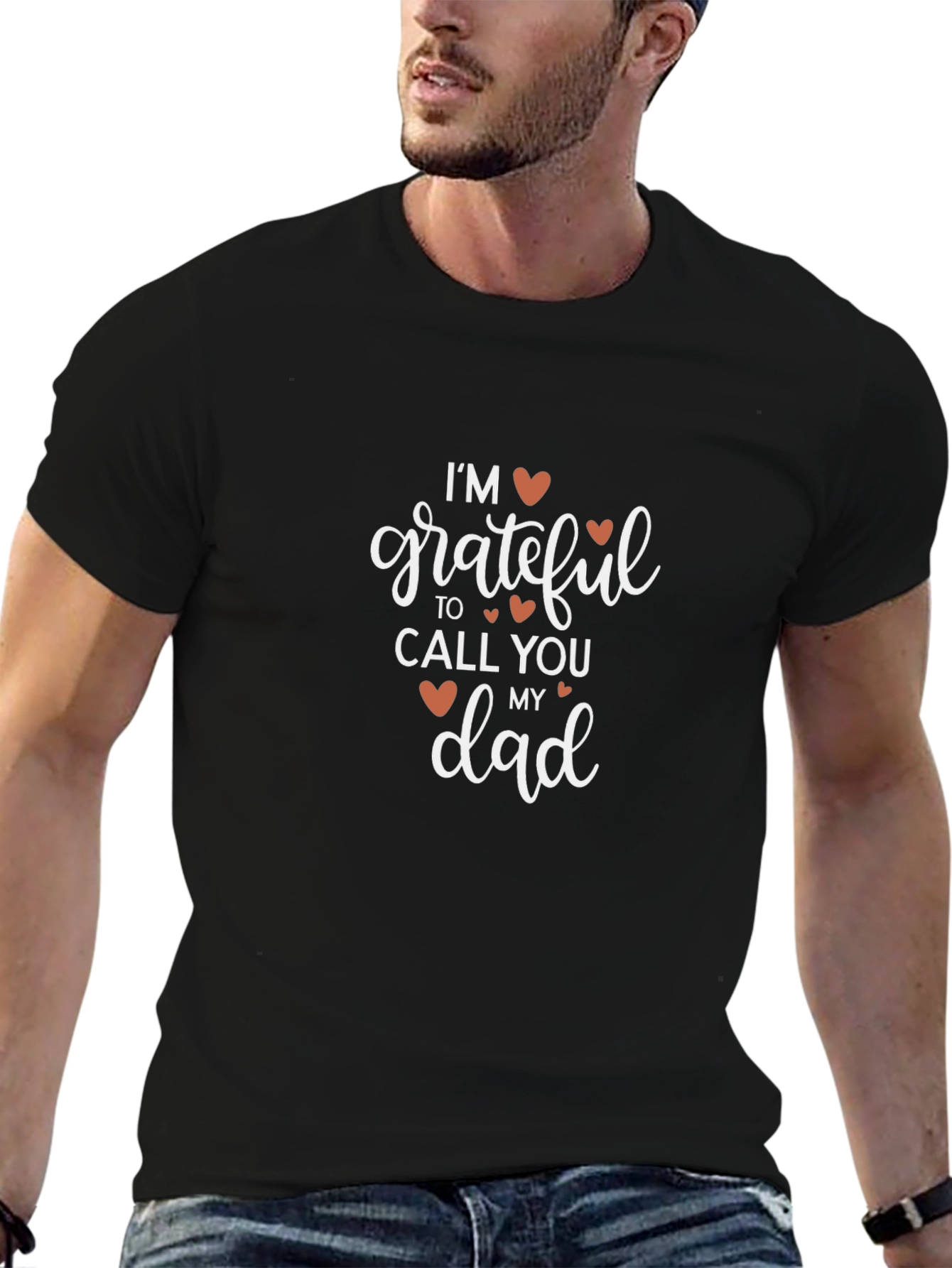 Grateful Dad Graphic Tee - Fathers Day Gift