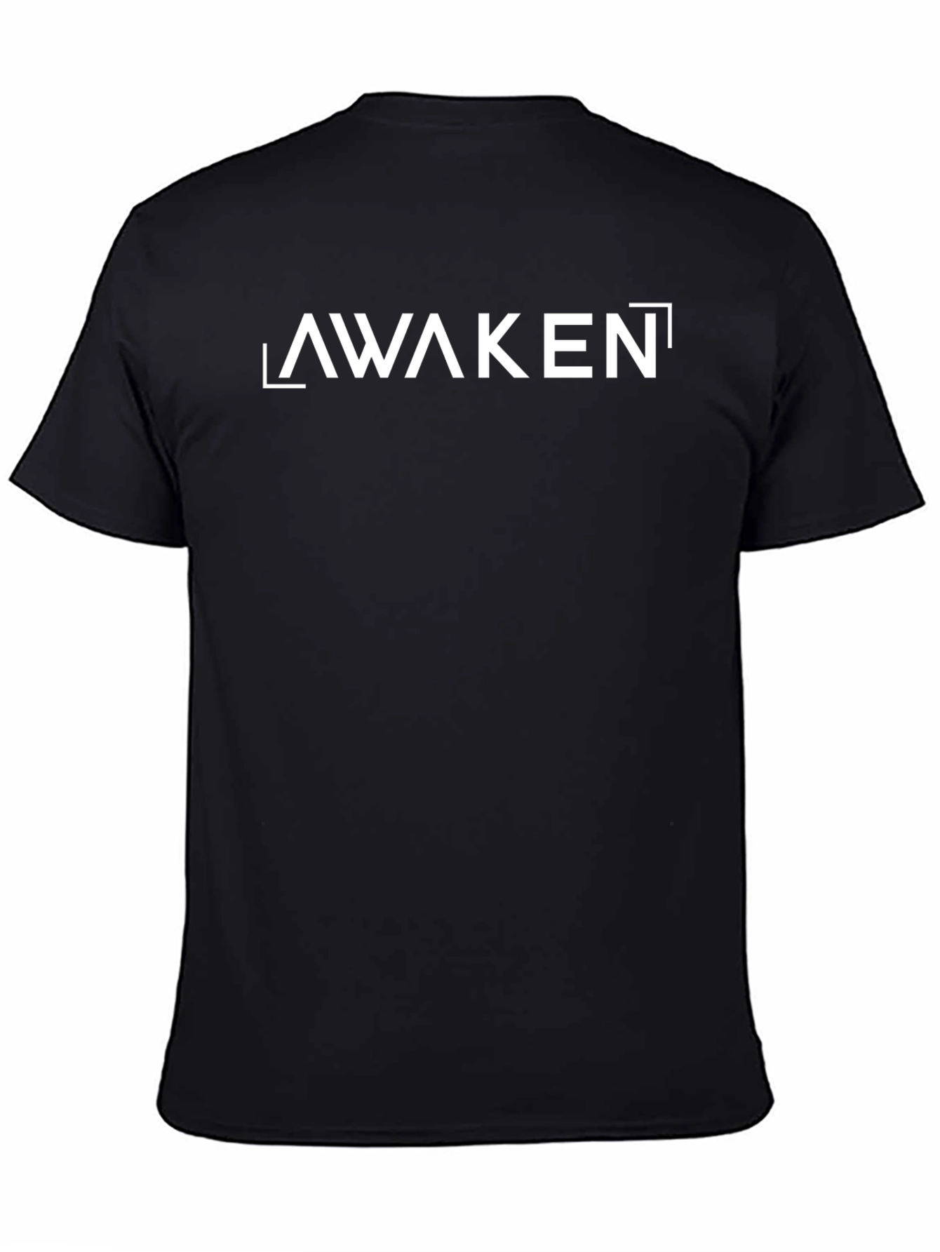 Awaken Graphic Print Black T-Shirt