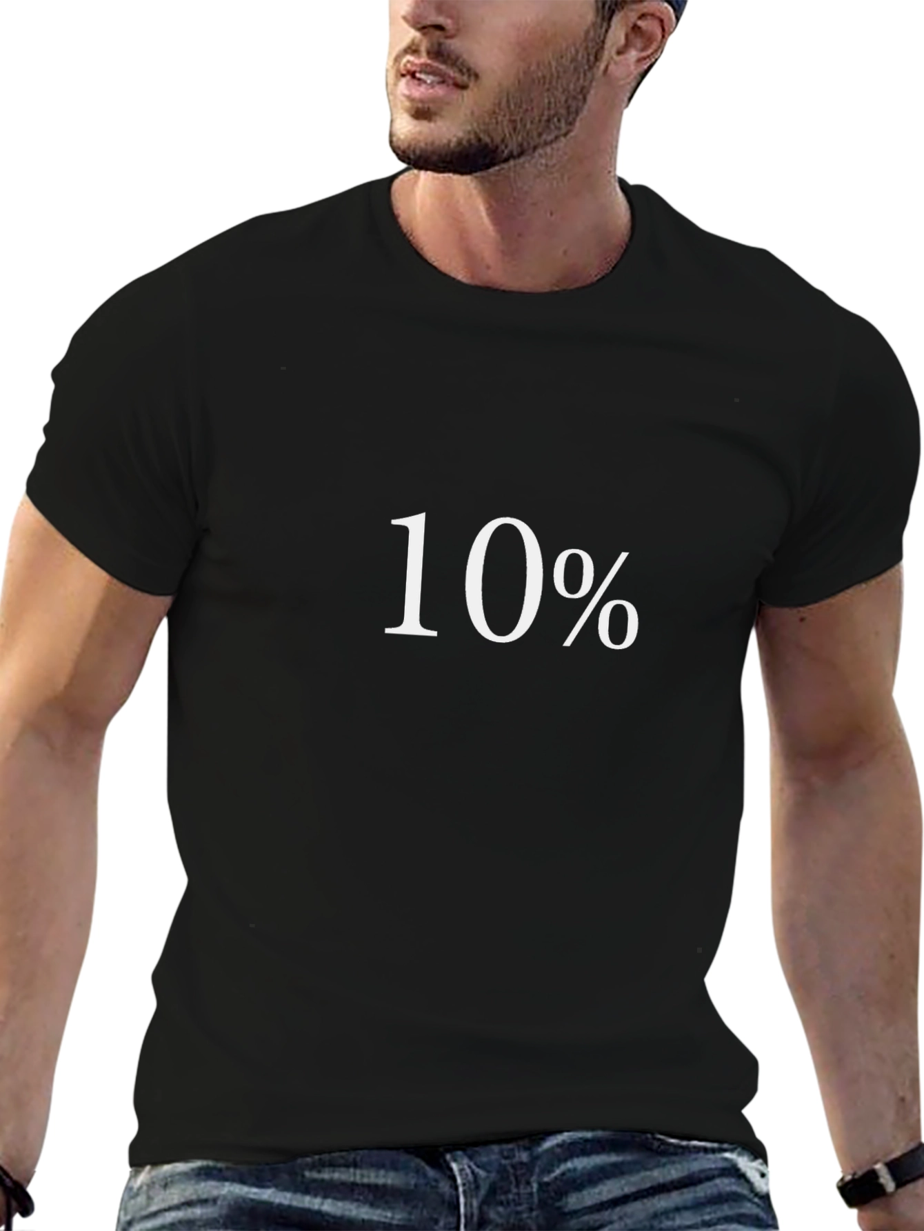 10% Graphic Tee - Bold Statement Shirt