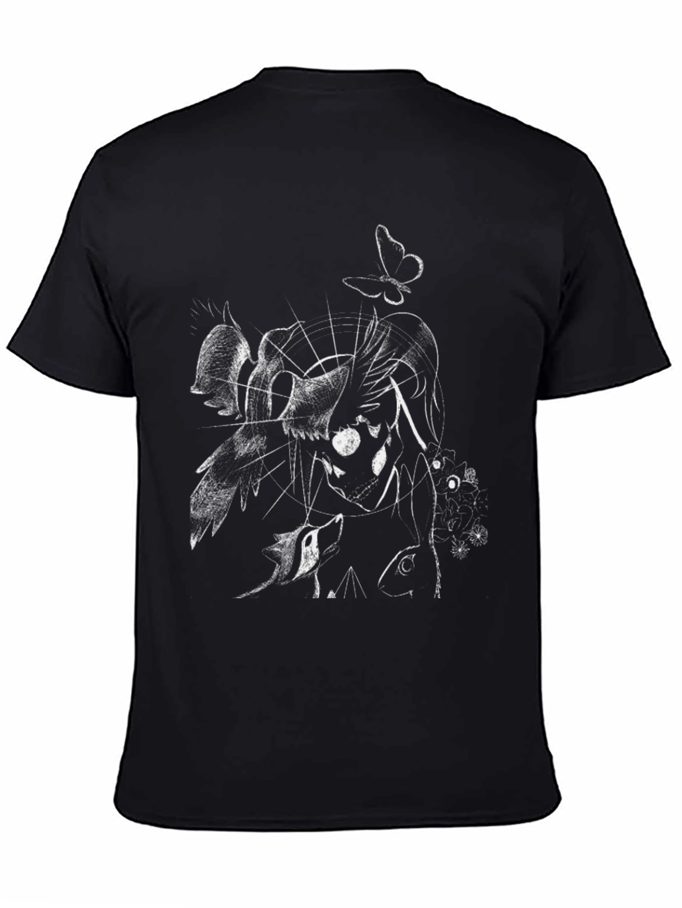 Artistic Black Graphic Tee