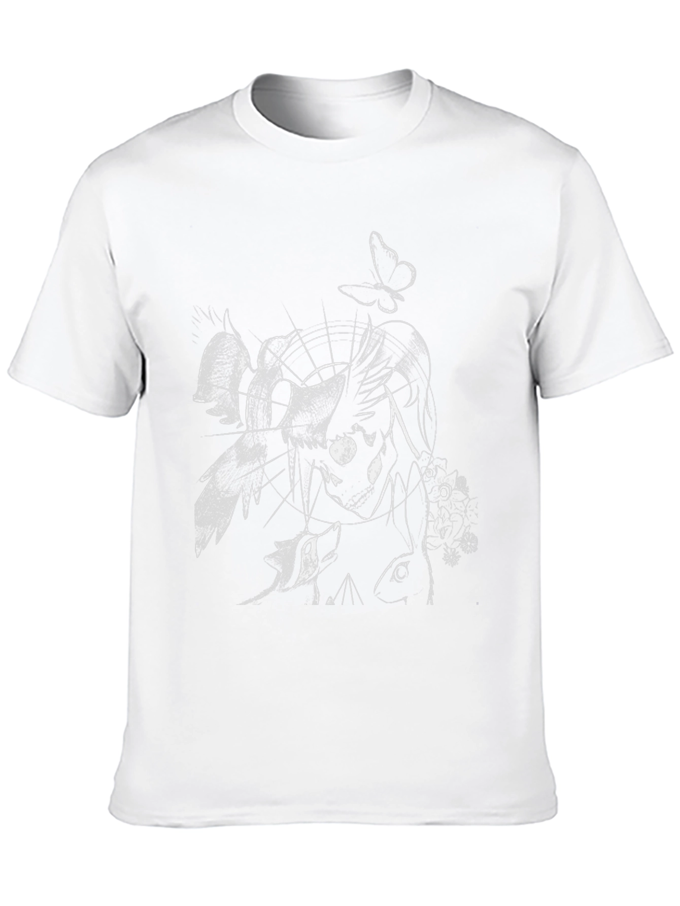 Artistic Black Graphic Tee
