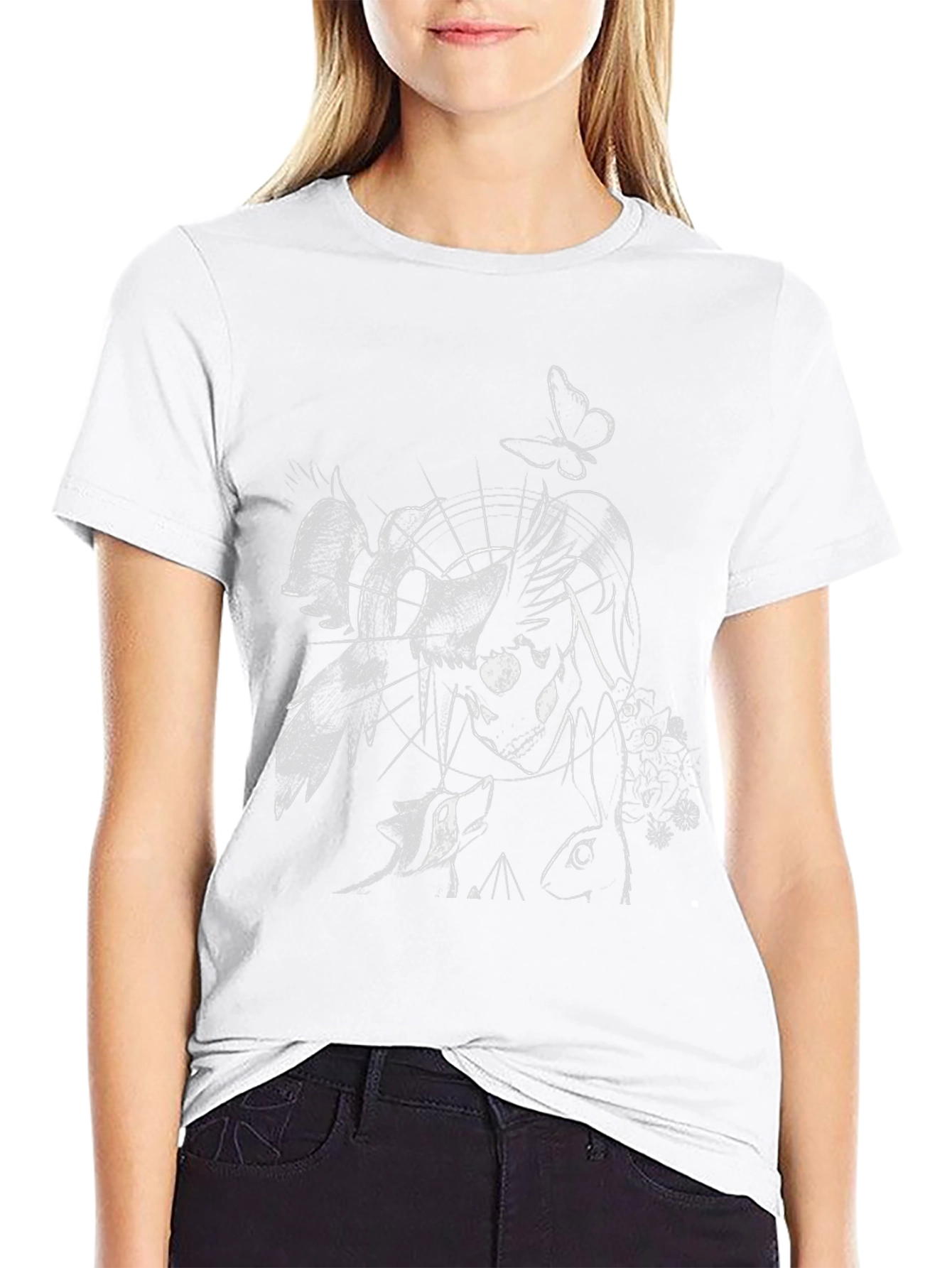 Artistic Black Graphic Tee