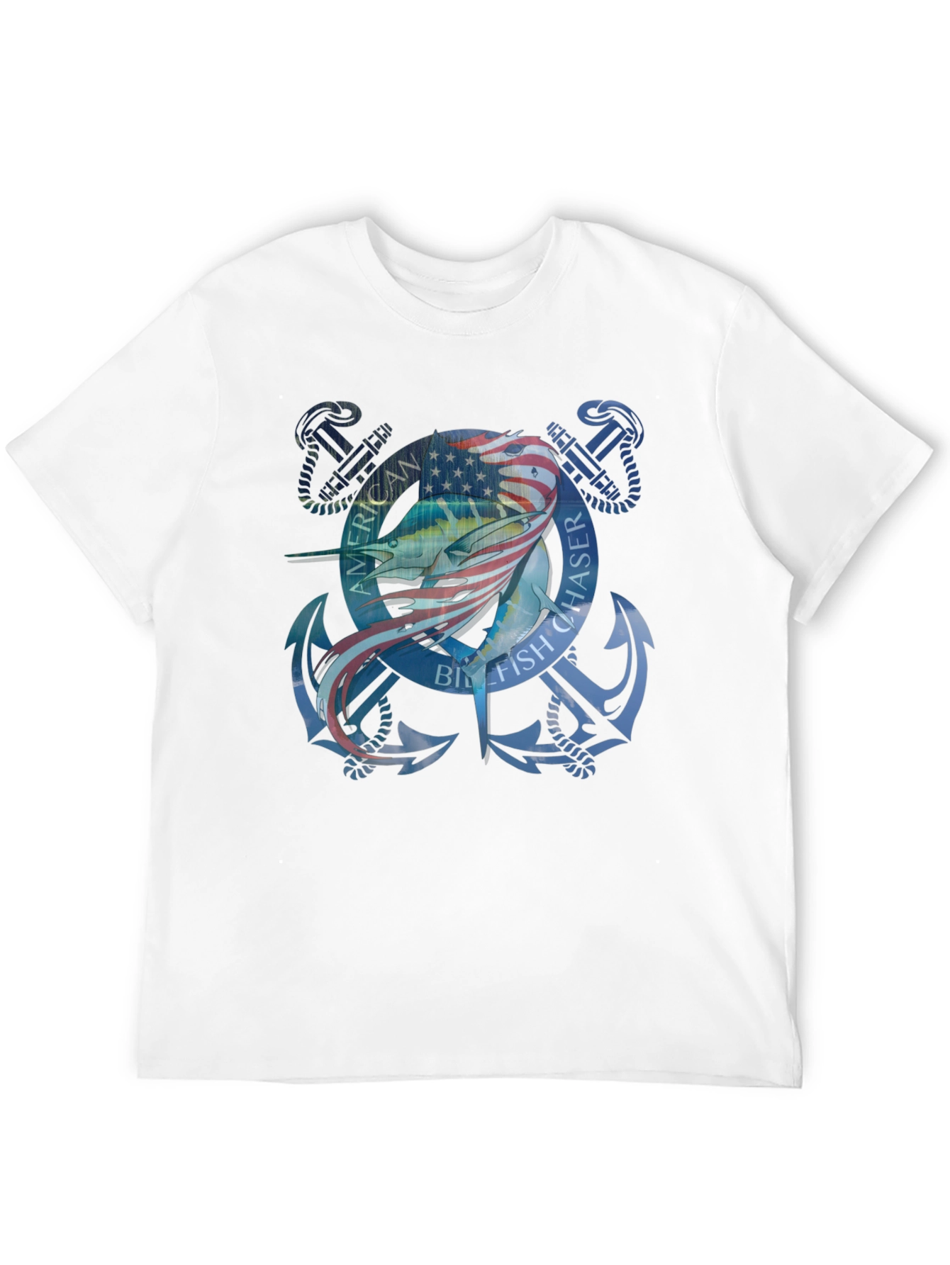 American Big Fish Chaser Graphic Tee