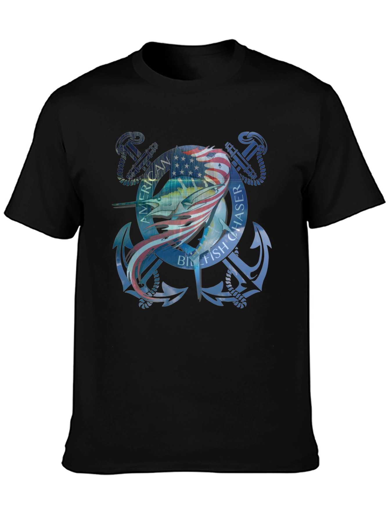 American Big Fish Chaser Graphic Tee