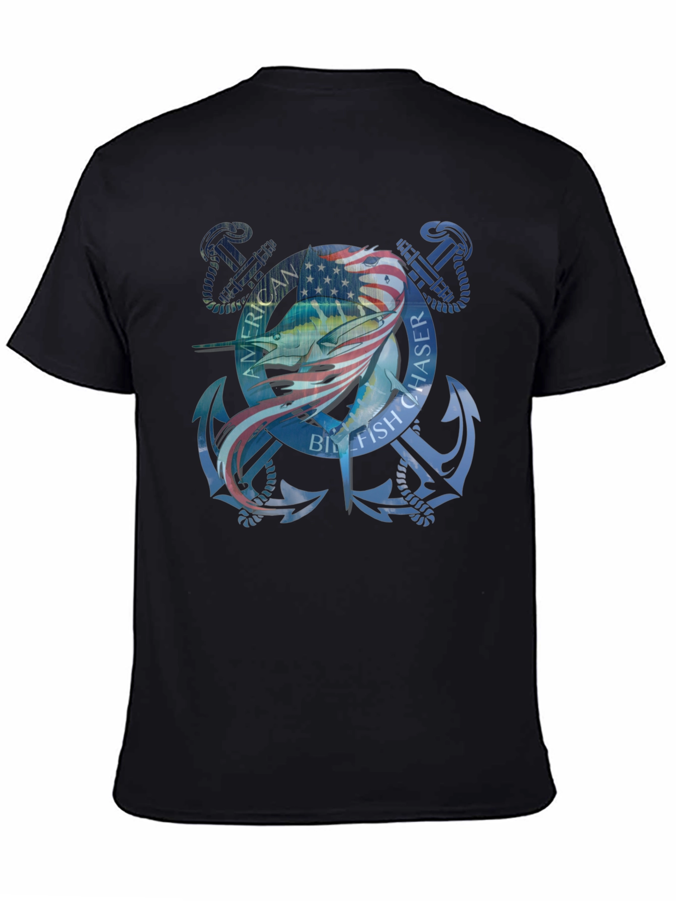 American Big Fish Chaser Graphic Tee