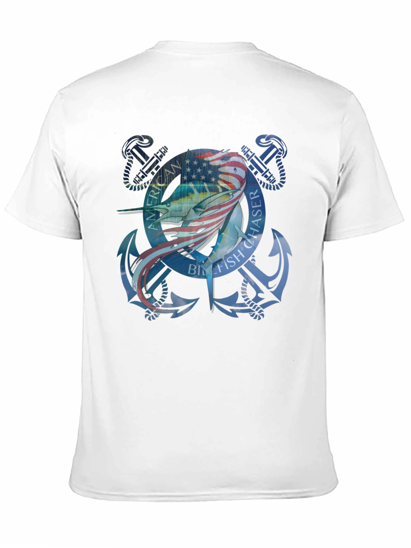 American Big Fish Chaser Graphic Tee