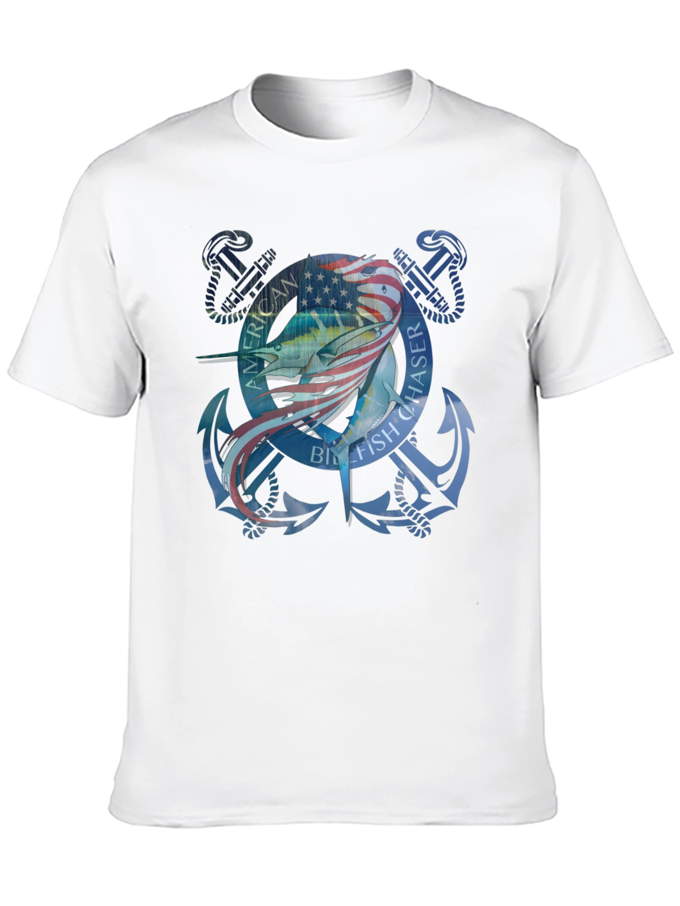 American Big Fish Chaser Graphic Tee