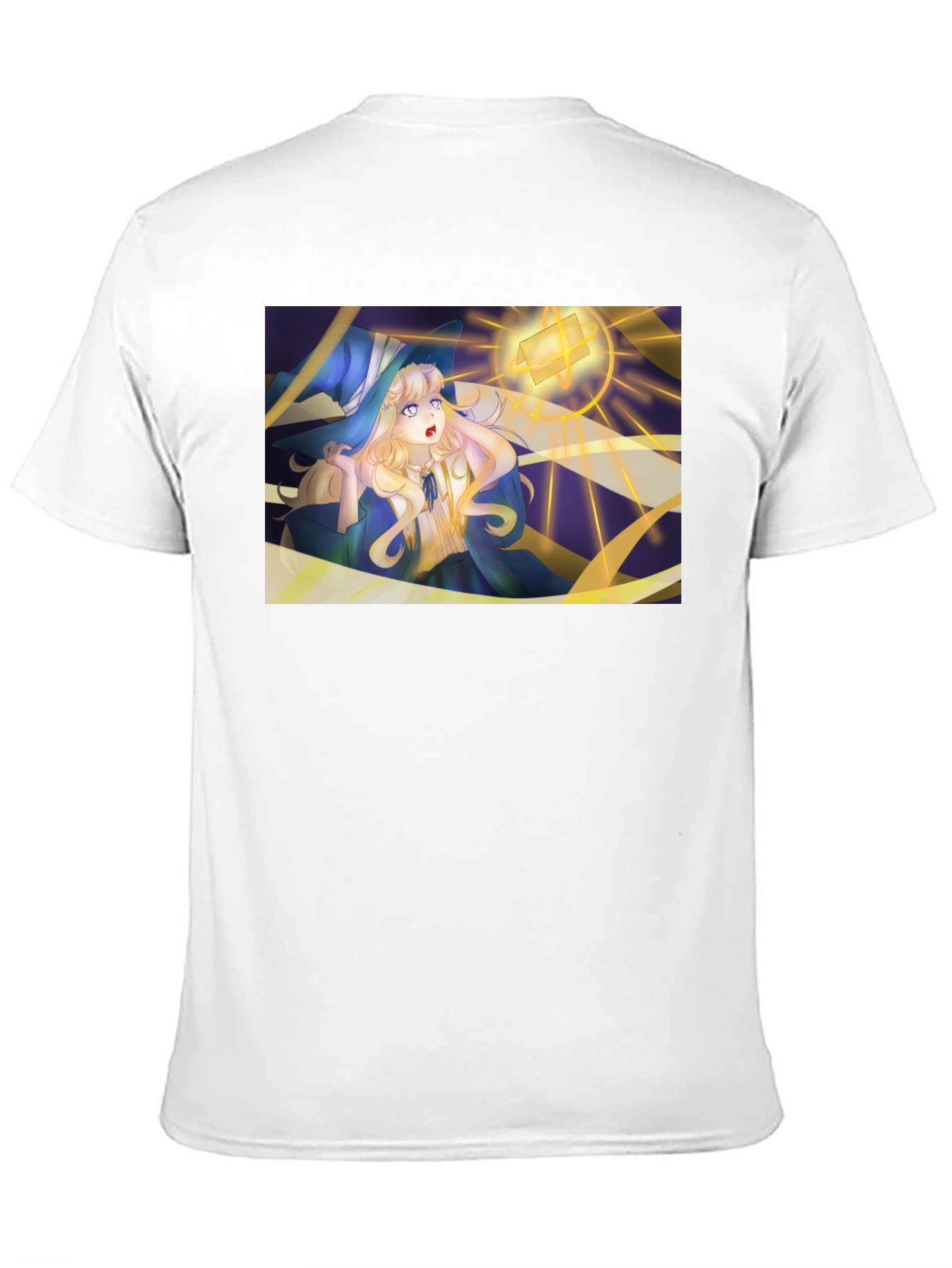 Anime Witch Graphic Tee - Stylish Comfort