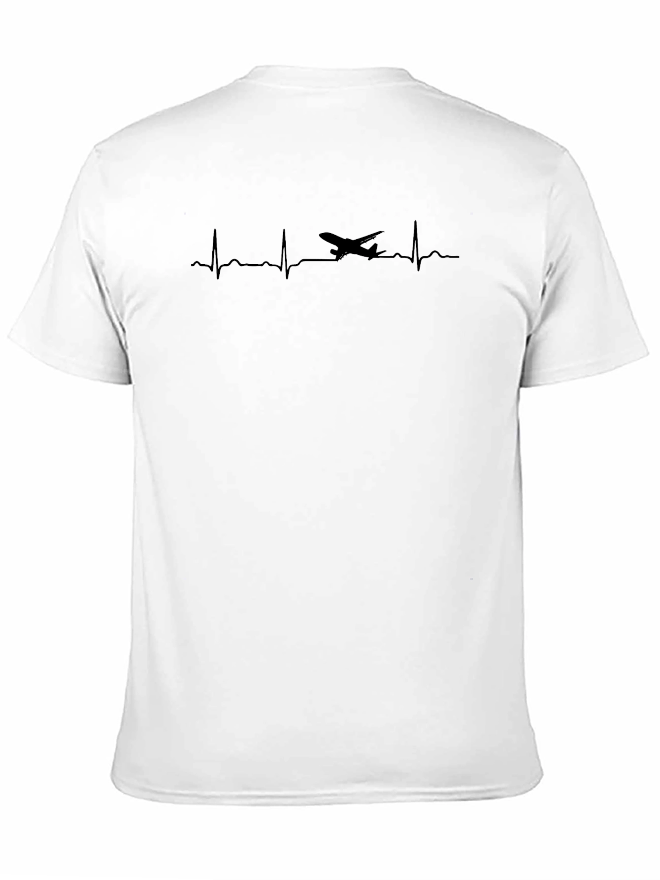 Airplane Heartbeat T-Shirt - Aviation Lover Tee