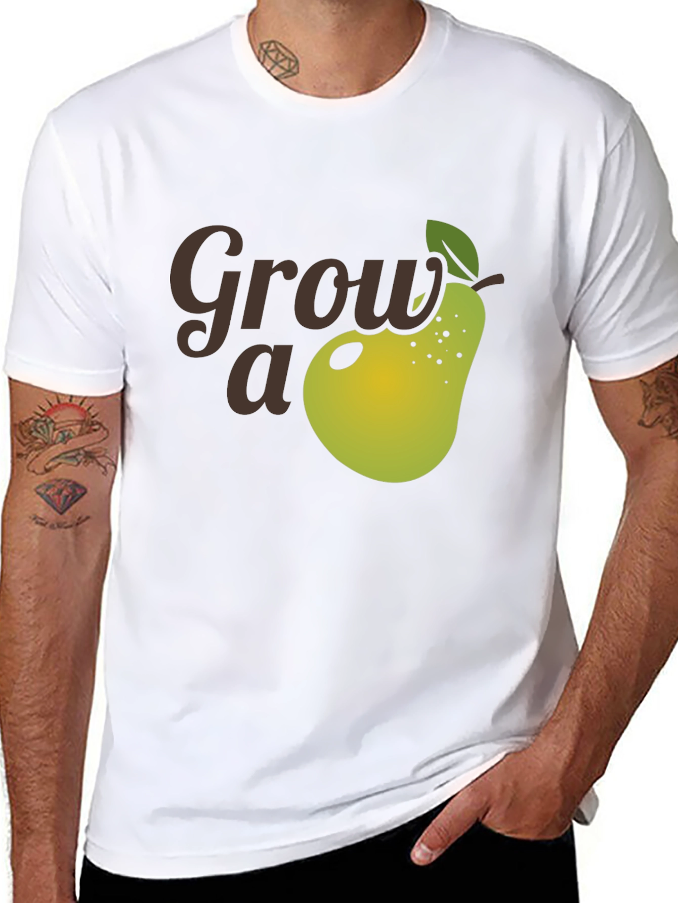 Grow a Pear Funny Graphic Tee