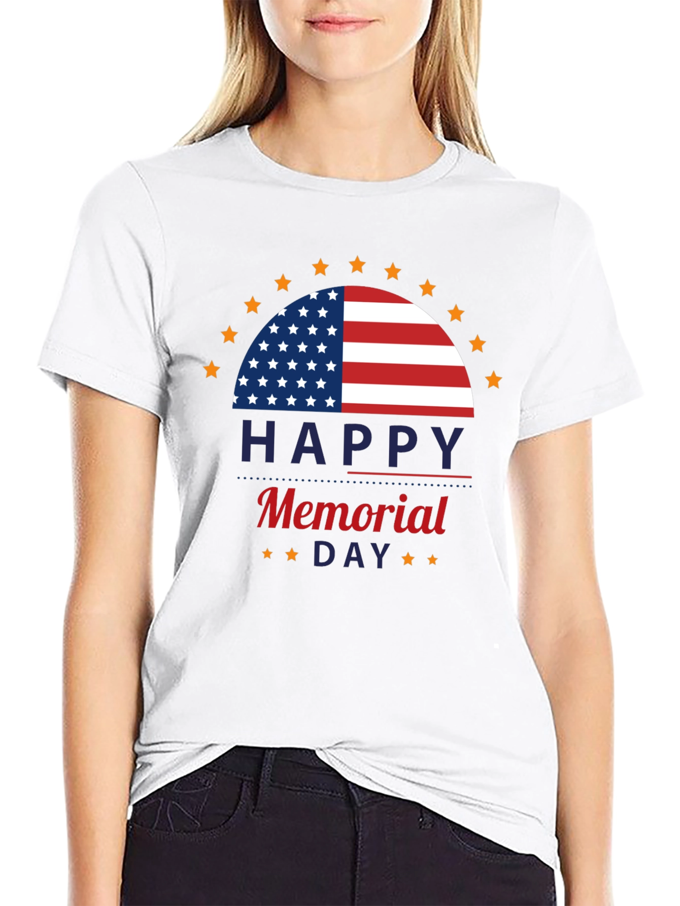 Happy Memorial Day Patriotic T-Shirt