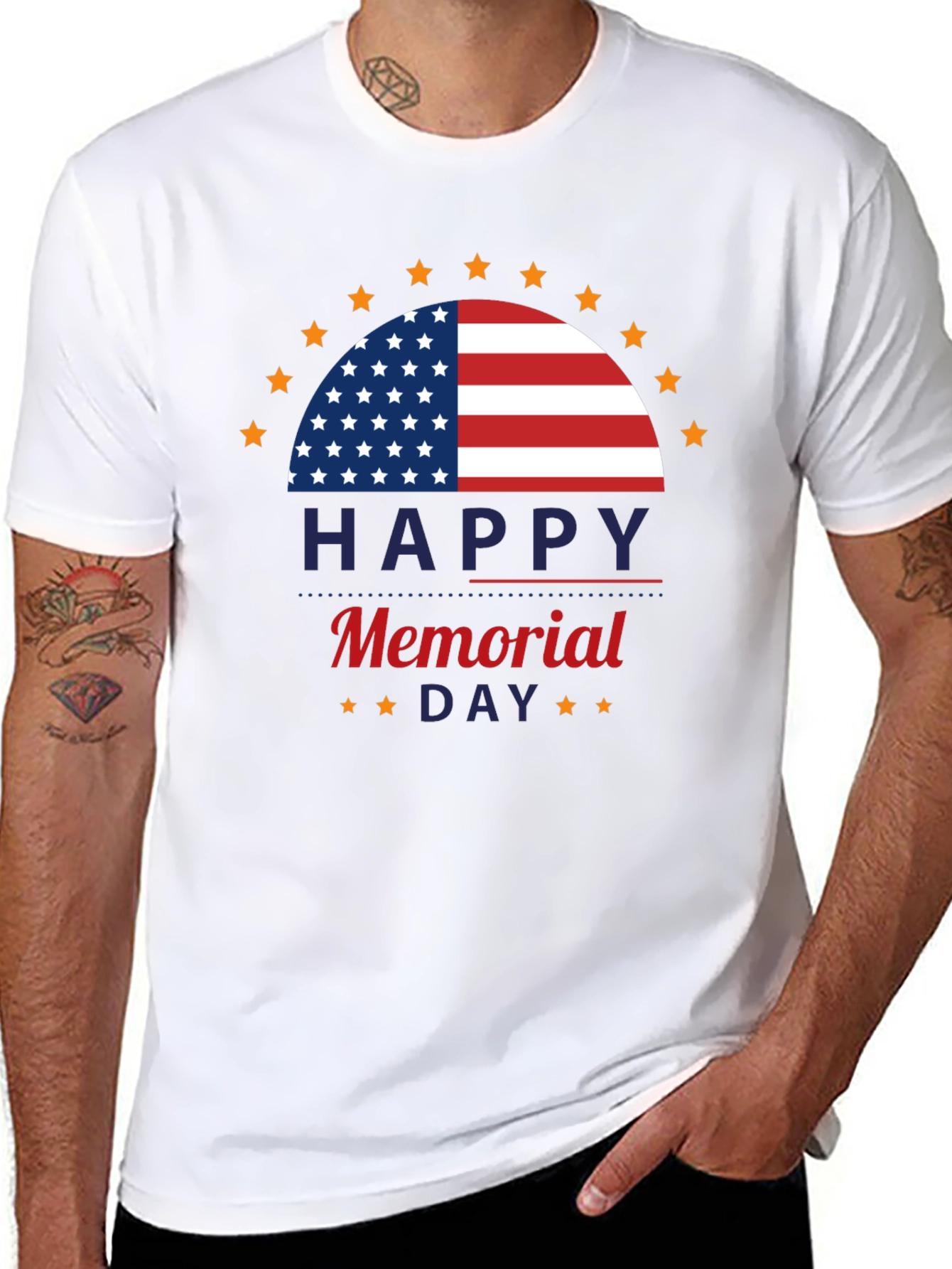 Happy Memorial Day Patriotic T-Shirt