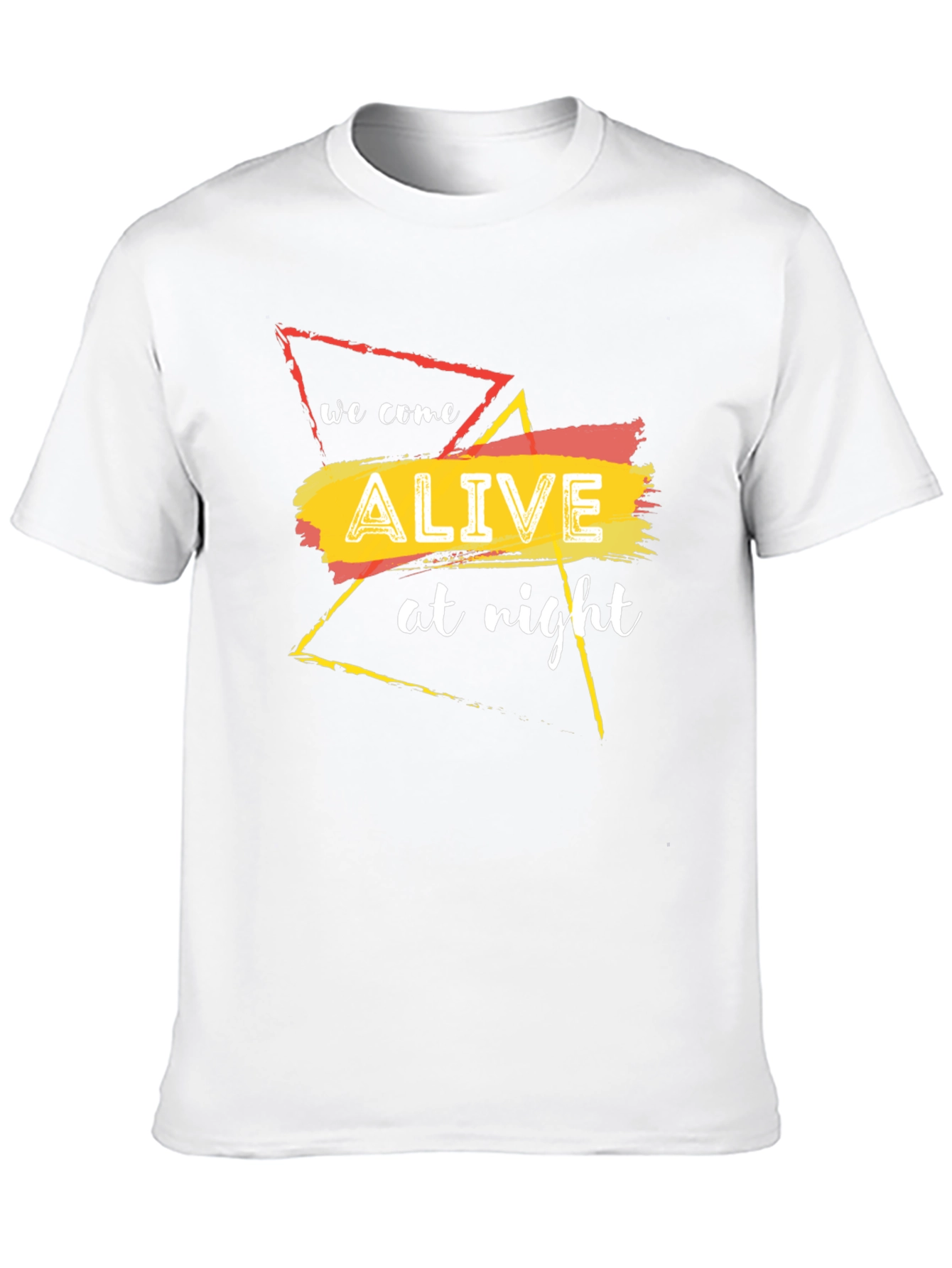 Alive At Night Graphic T-Shirt - Black