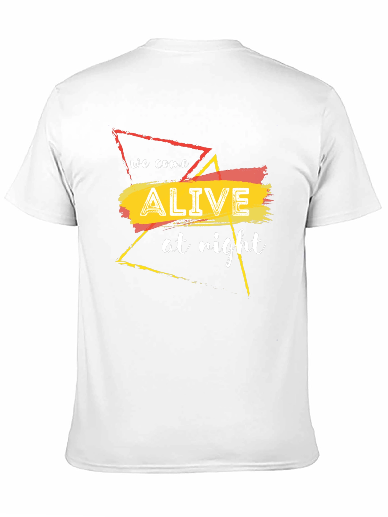 Alive At Night Graphic T-Shirt - Black