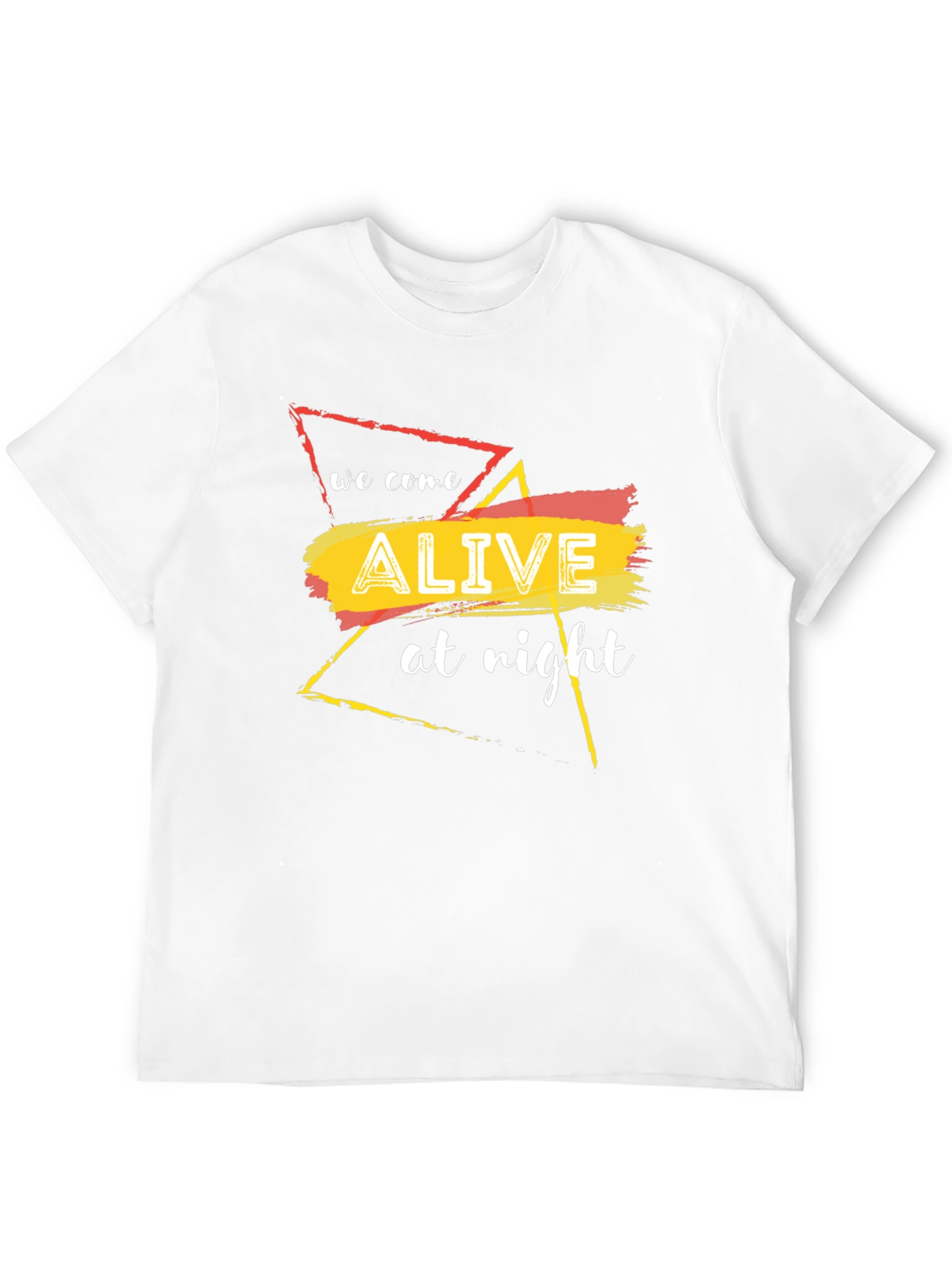Alive At Night Graphic T-Shirt - Black