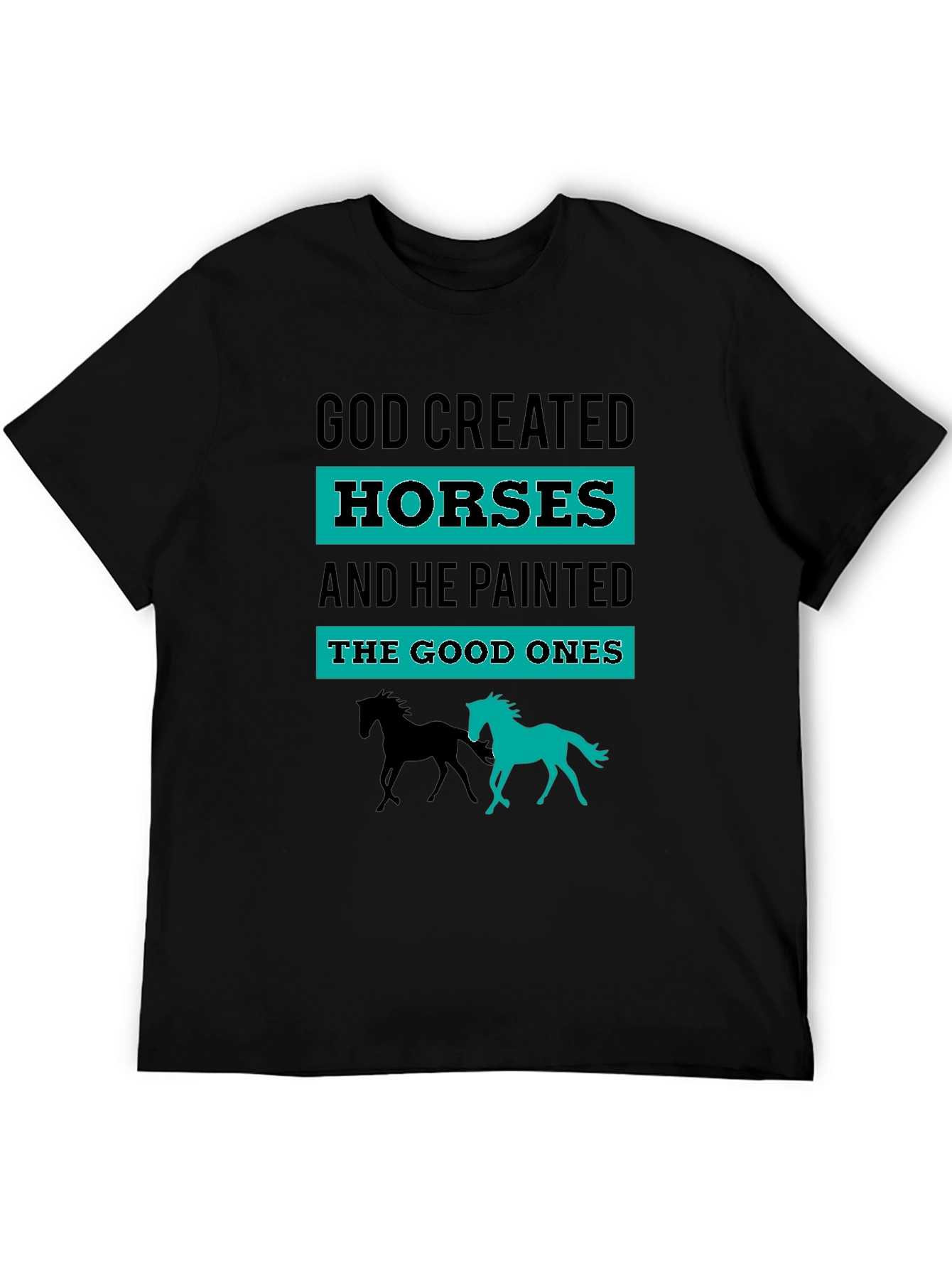 God Created Horses Graphic Tee