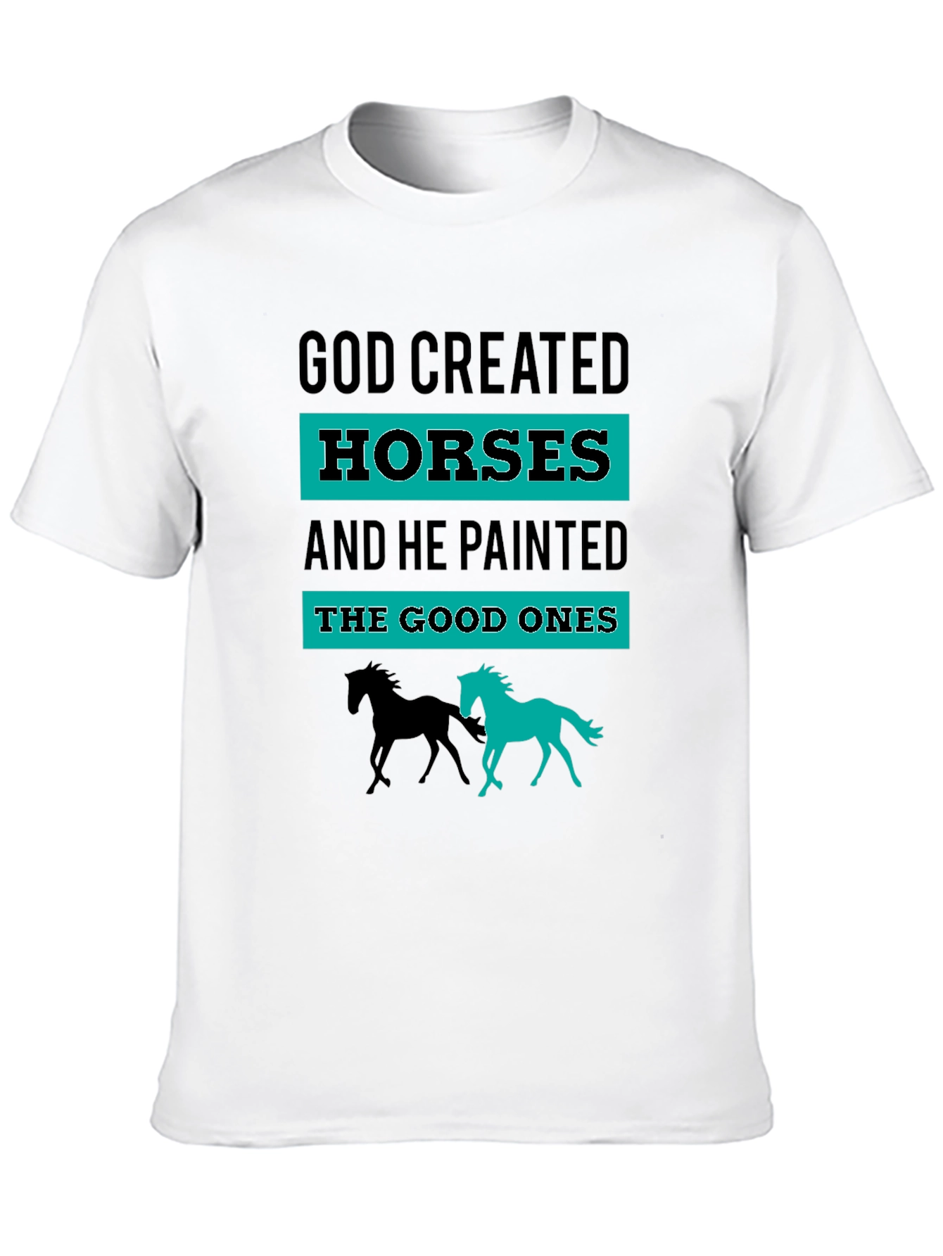 God Created Horses Graphic Tee