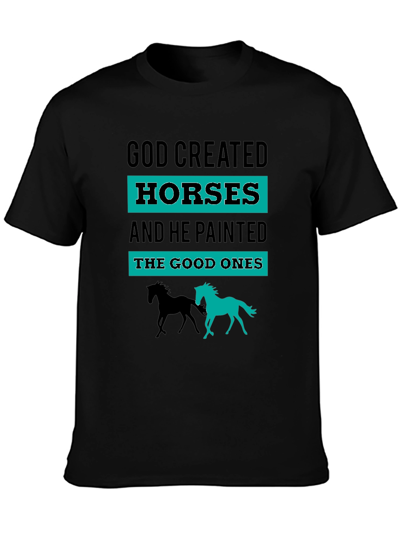 God Created Horses Graphic Tee