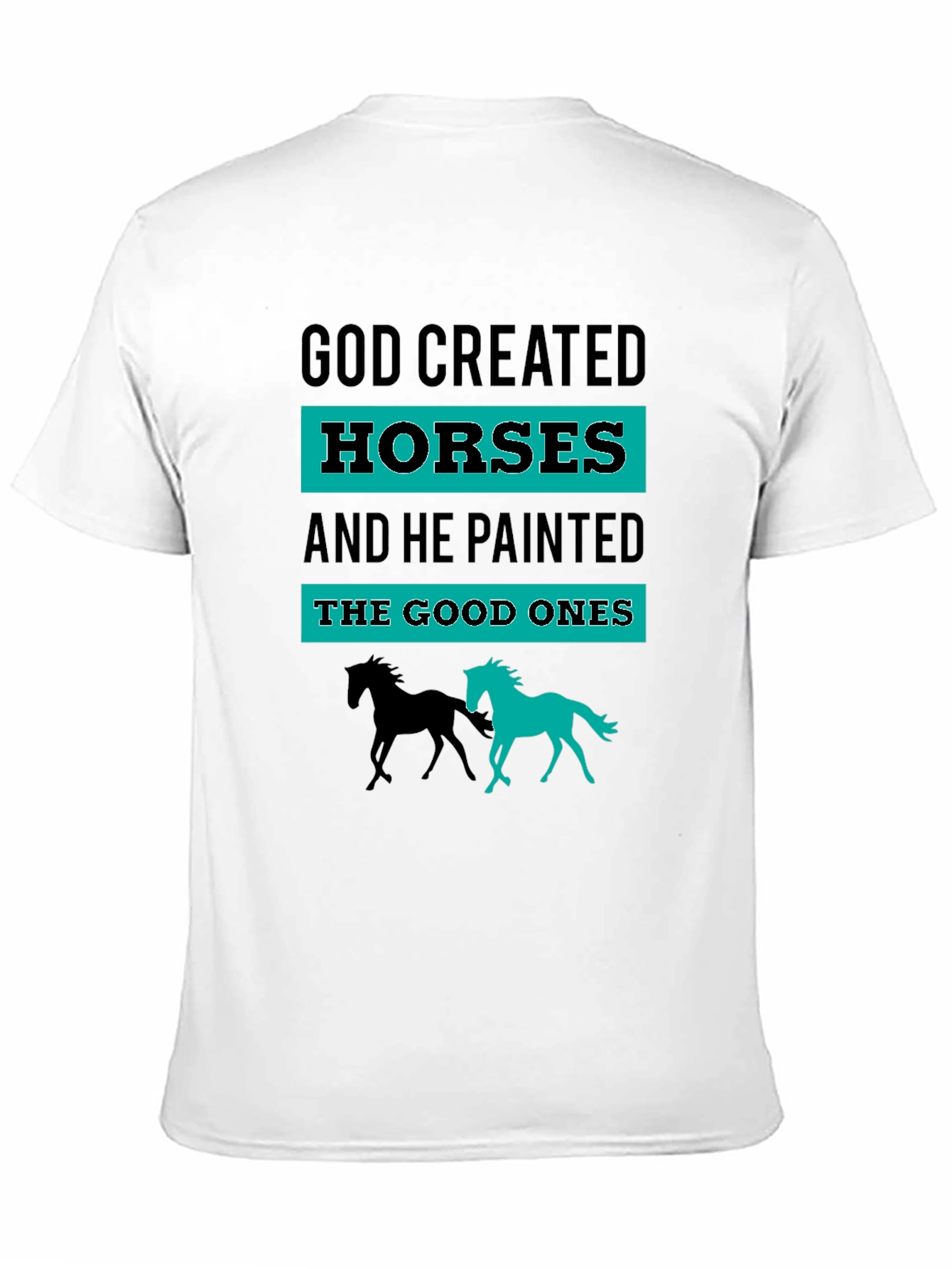 God Created Horses Graphic Tee