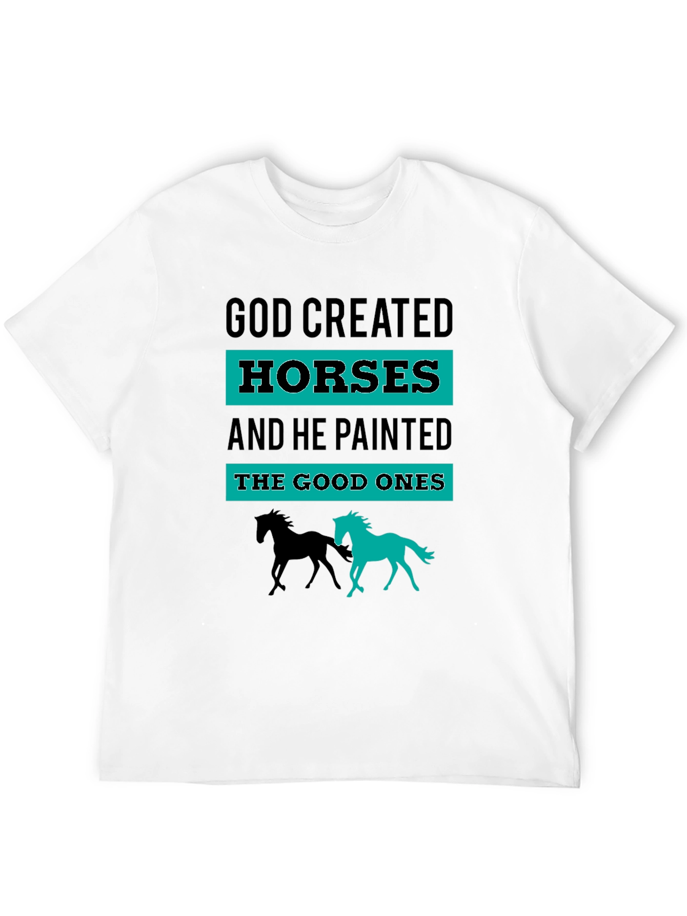 God Created Horses Graphic Tee