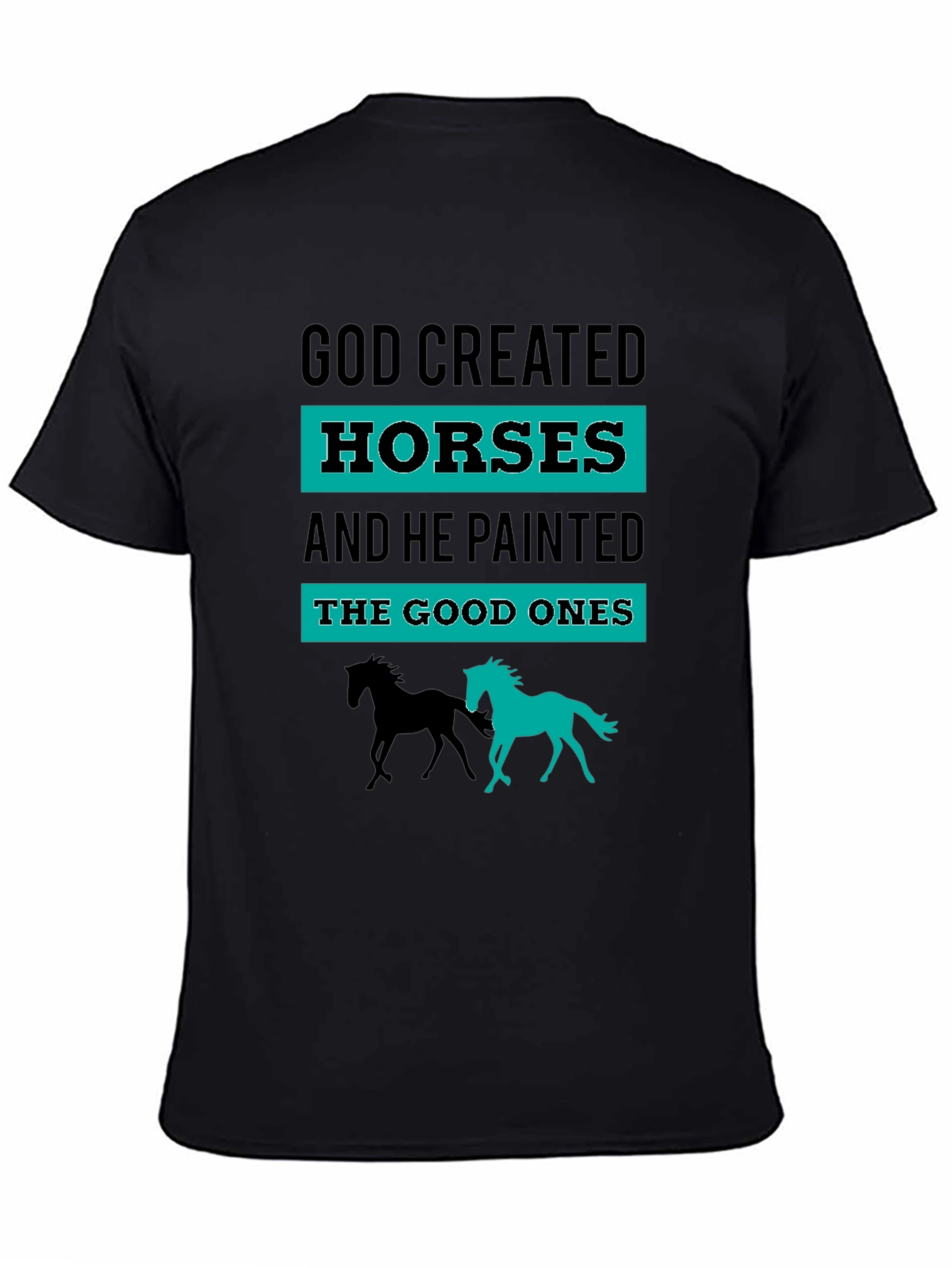 God Created Horses Graphic Tee