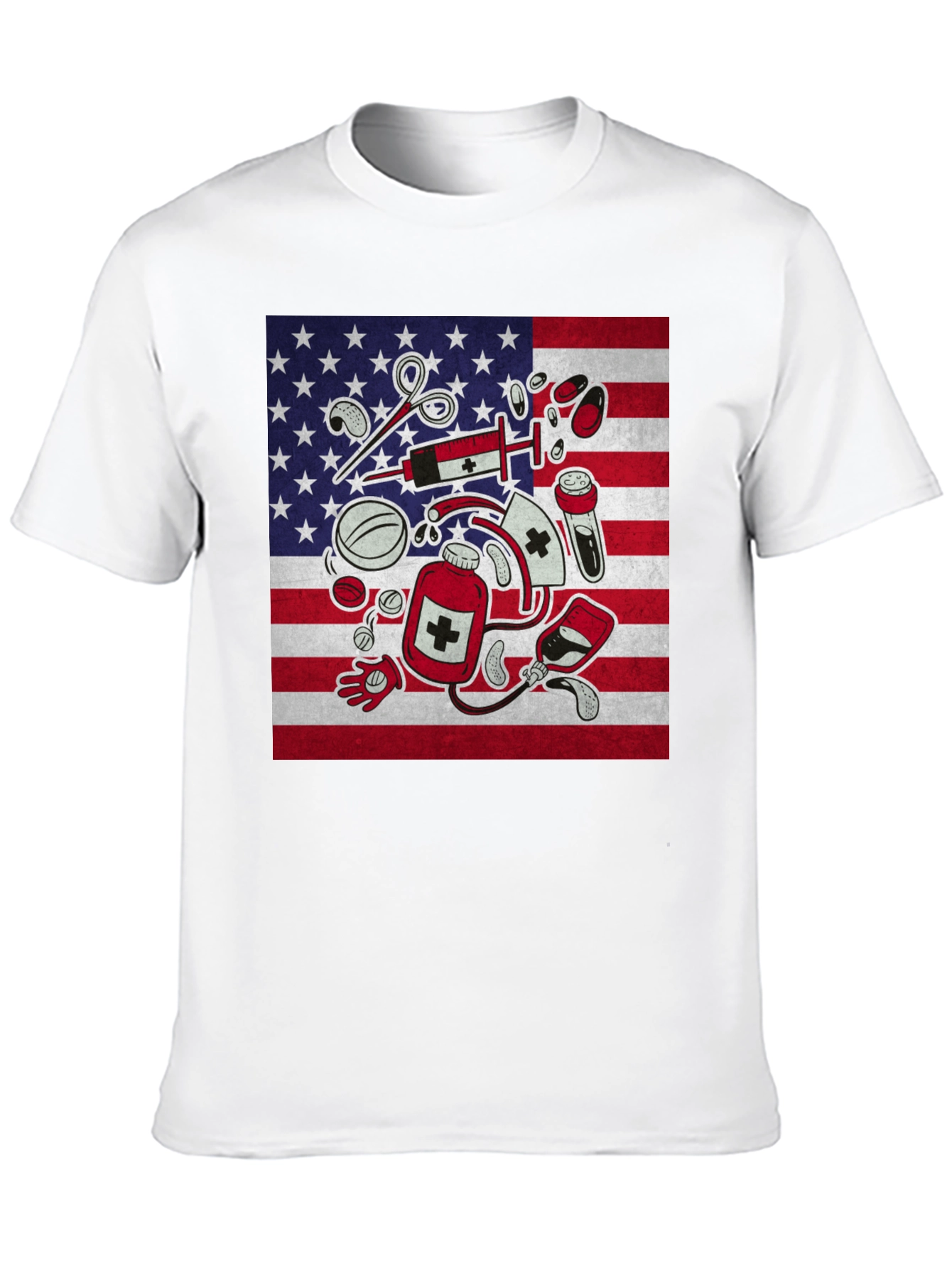 American Flag Nurse T-Shirt