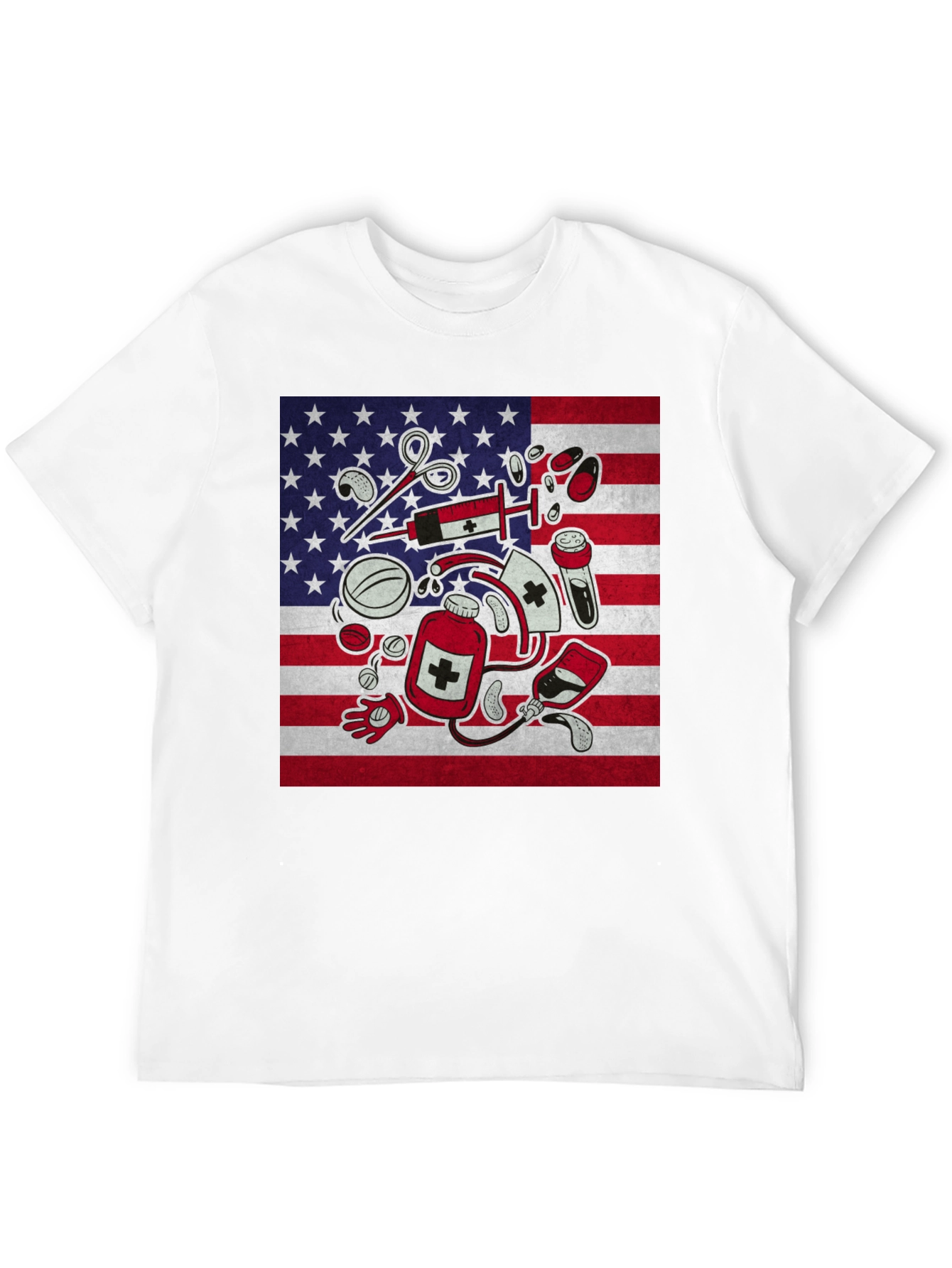 American Flag Nurse T-Shirt