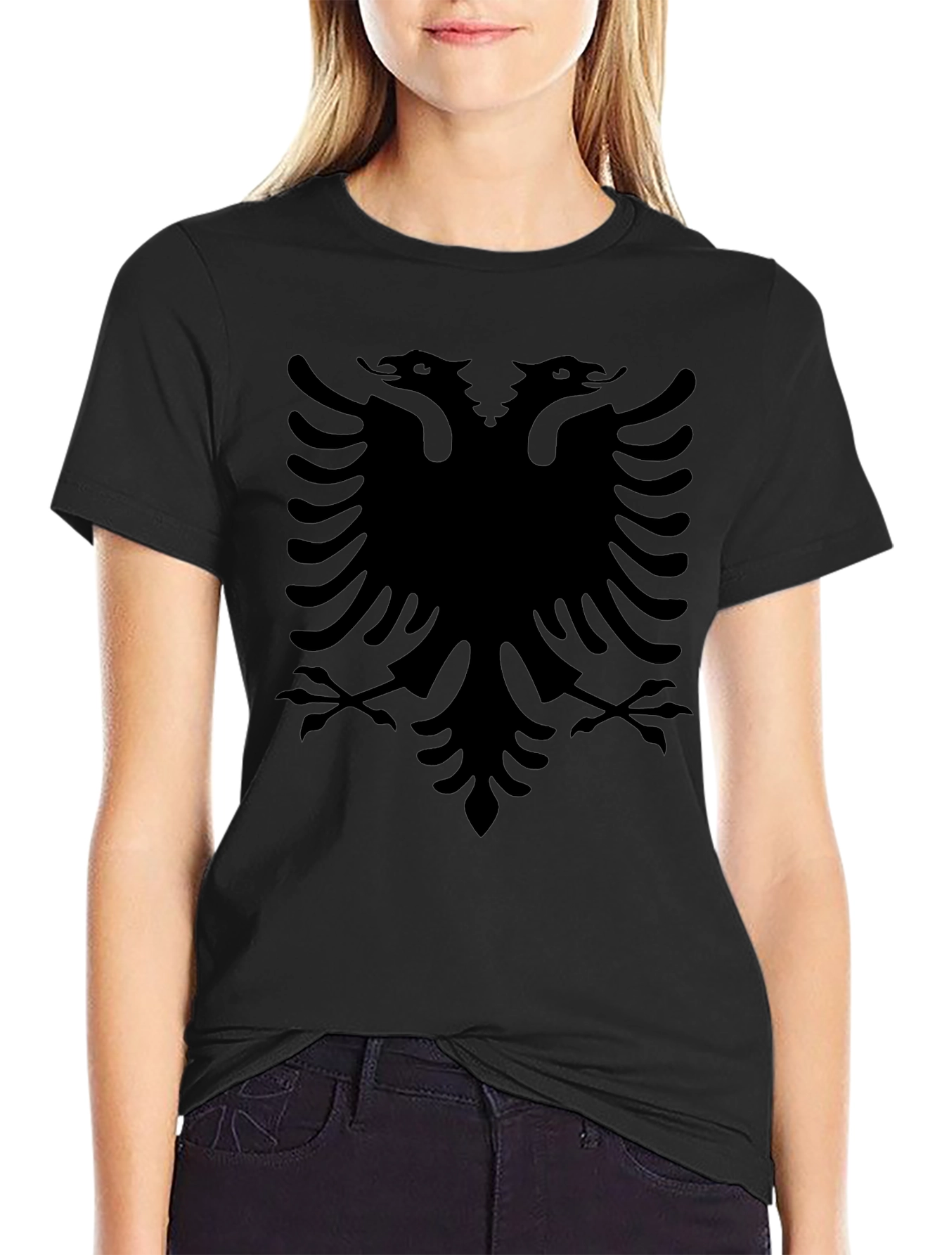 Albanian Eagle Black T-Shirt