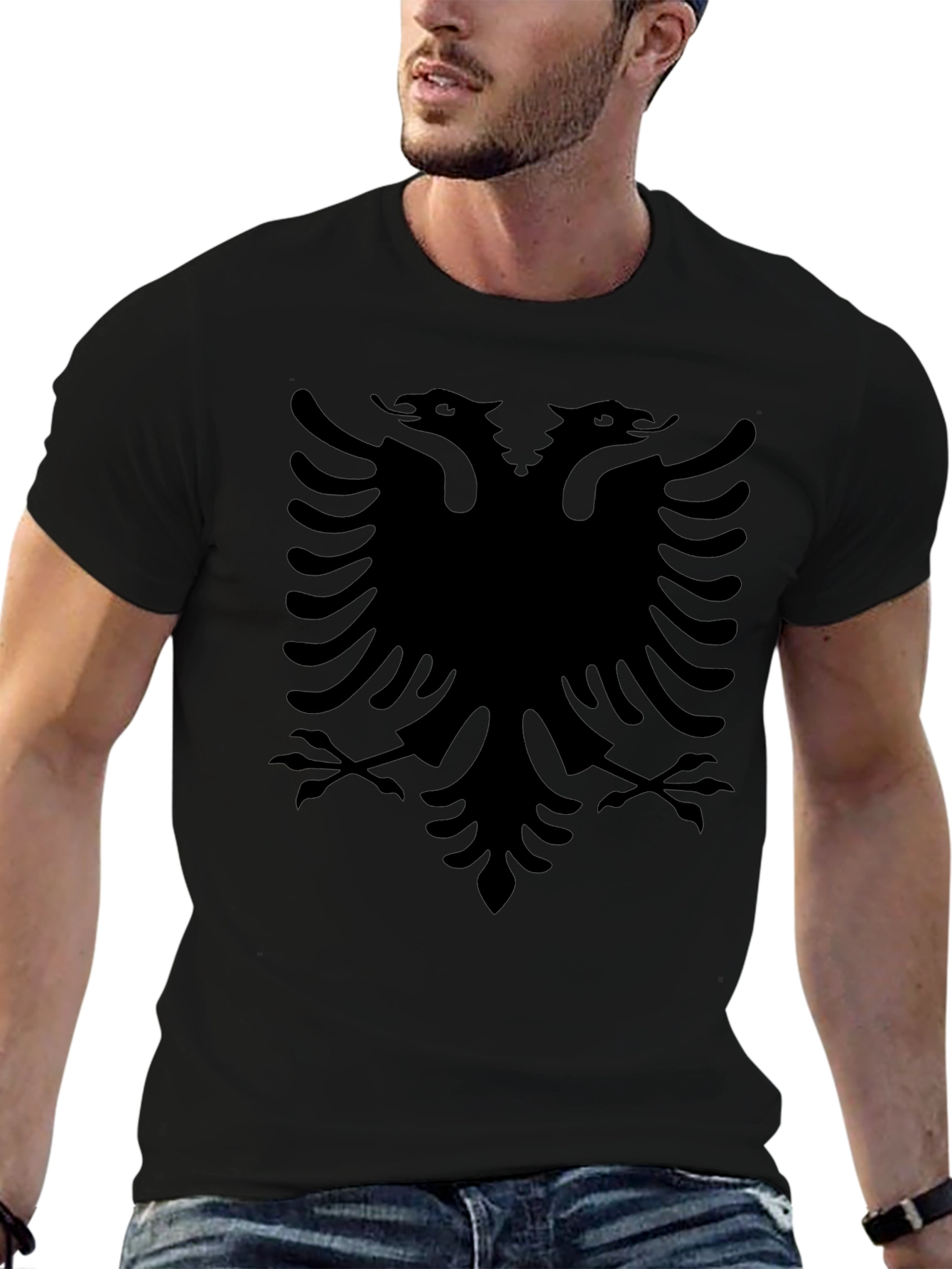 Albanian Eagle Black T-Shirt