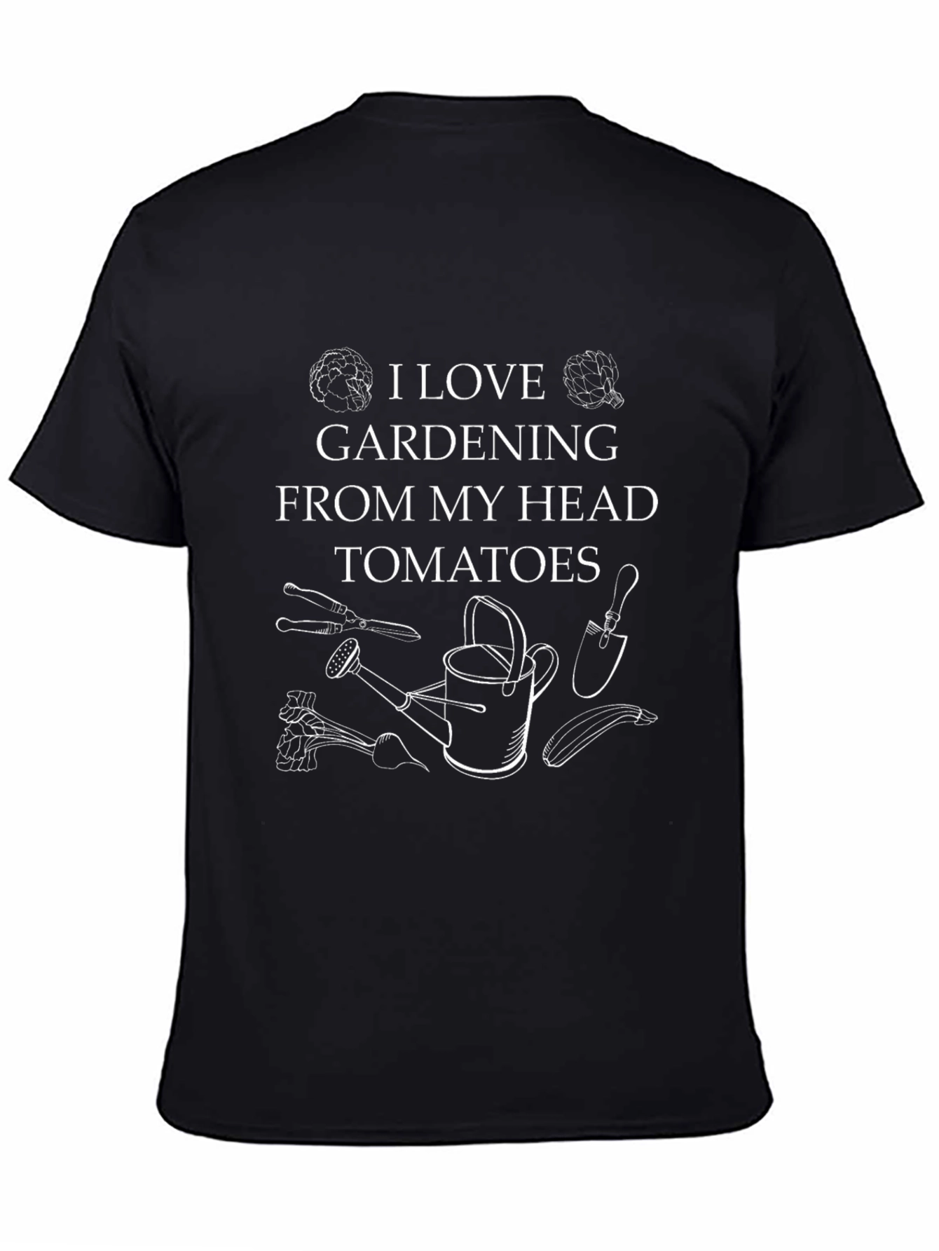 Gardening Lover Tee - From My Head Tomatoes