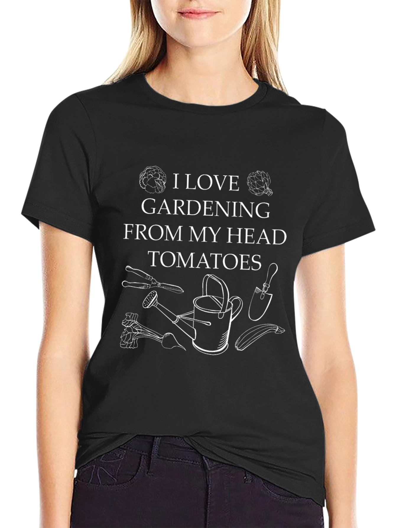 Gardening Lover Tee - From My Head Tomatoes