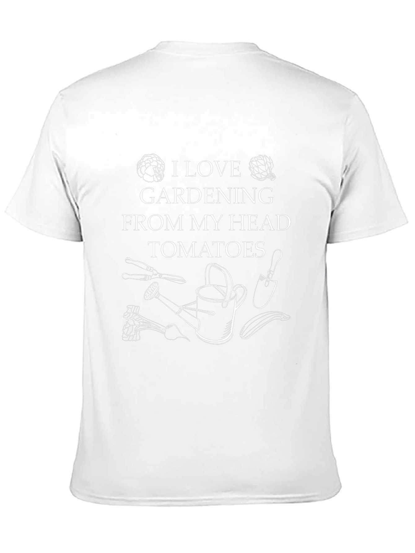 Gardening Lover Tee - From My Head Tomatoes