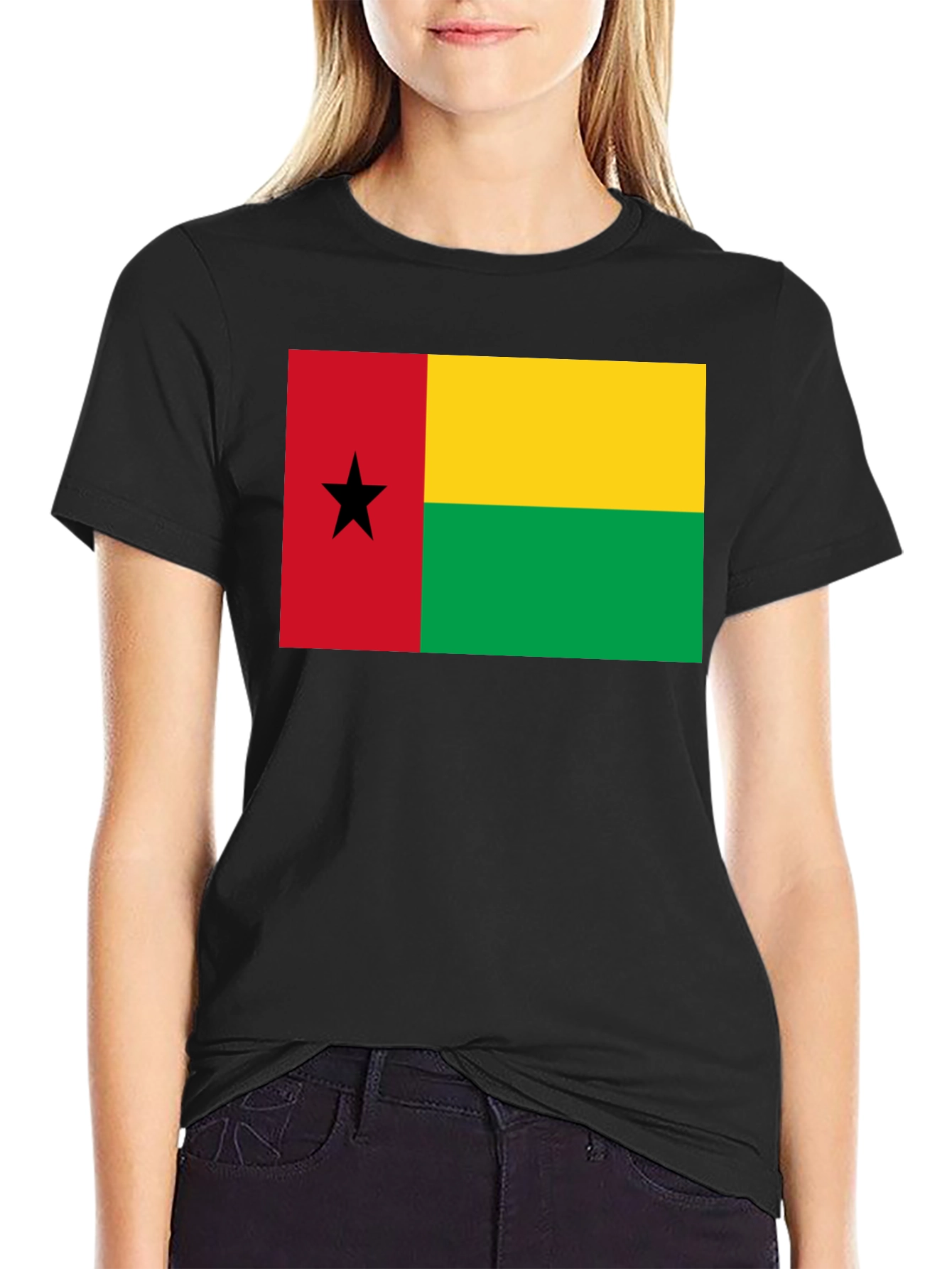 Guinea-Bissau Flag Graphic T-Shirt