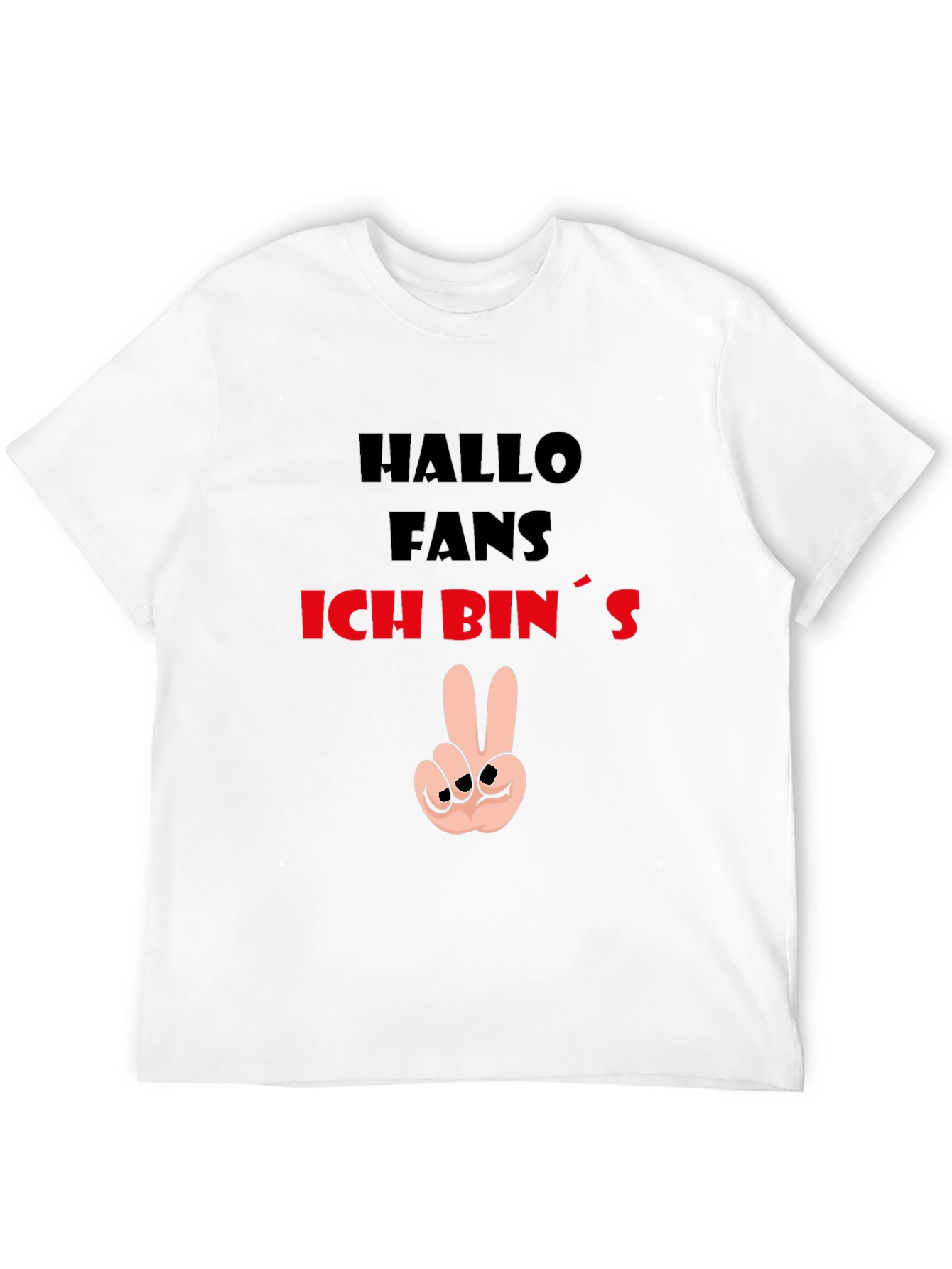 Hallo Fans T-Shirt - Peace Sign Graphic Tee