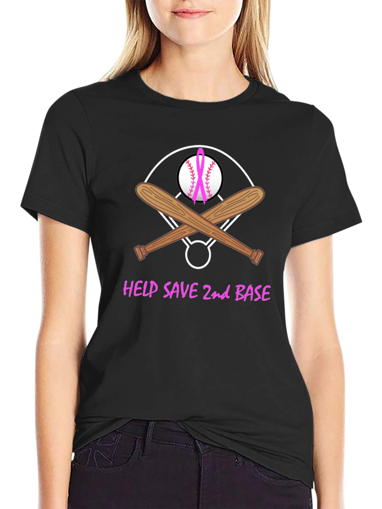 Help Save 2nd Base Baseball T-Shirt