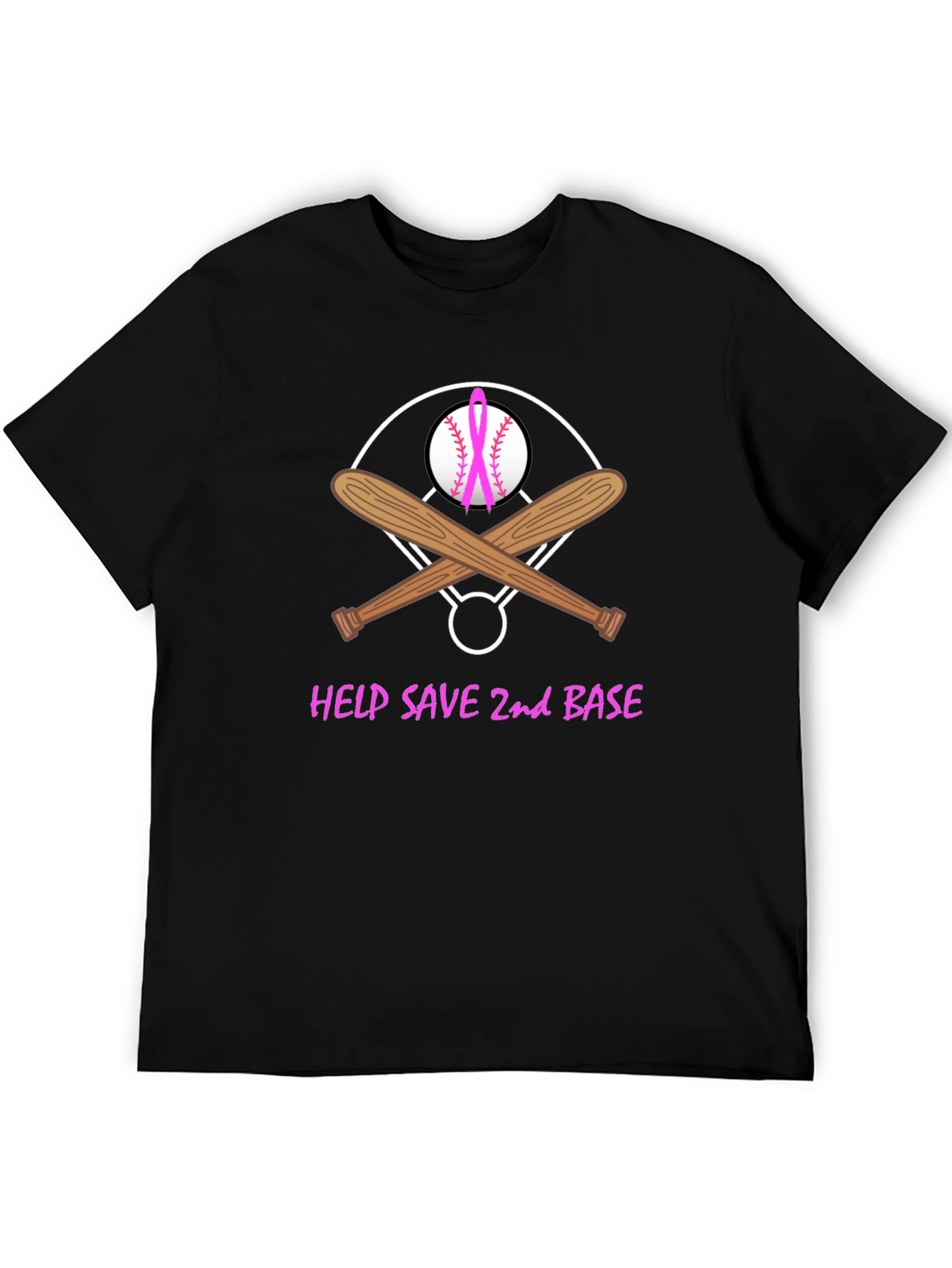 Help Save 2nd Base Baseball T-Shirt
