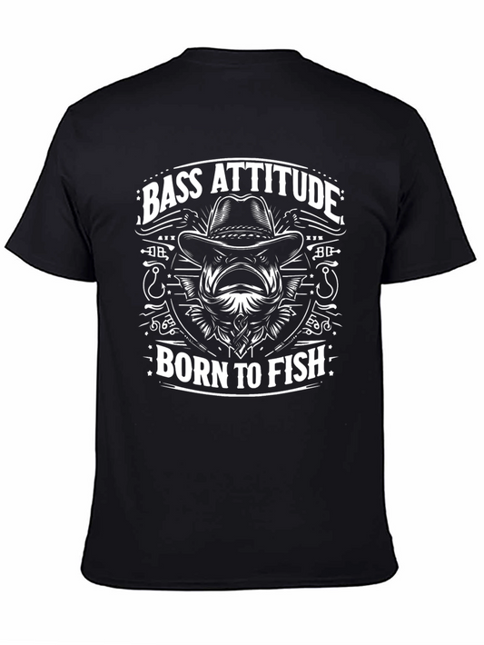 Bass Attitude Born To Fish T-Shirt
