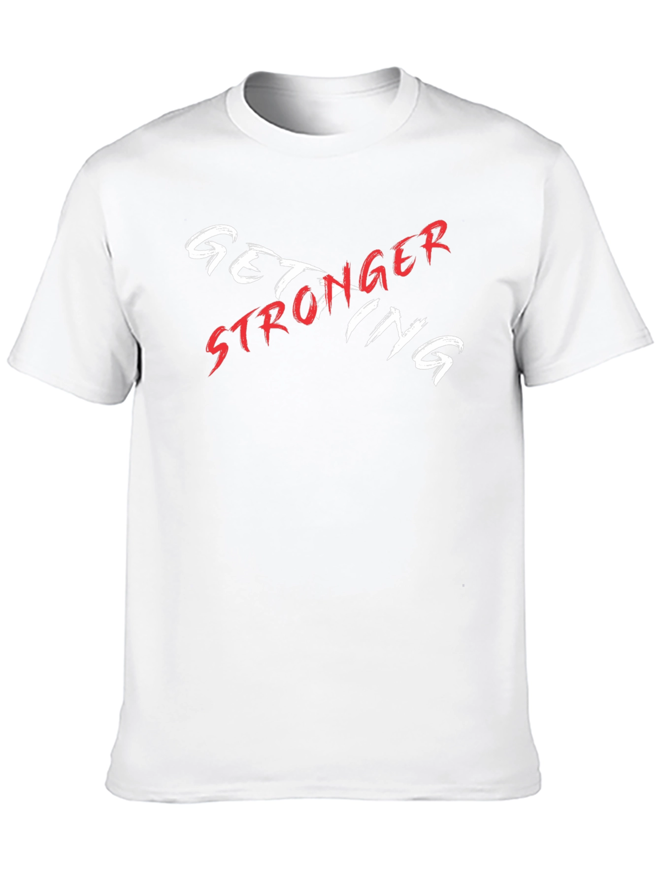 Get Stronger Black Graphic Tee