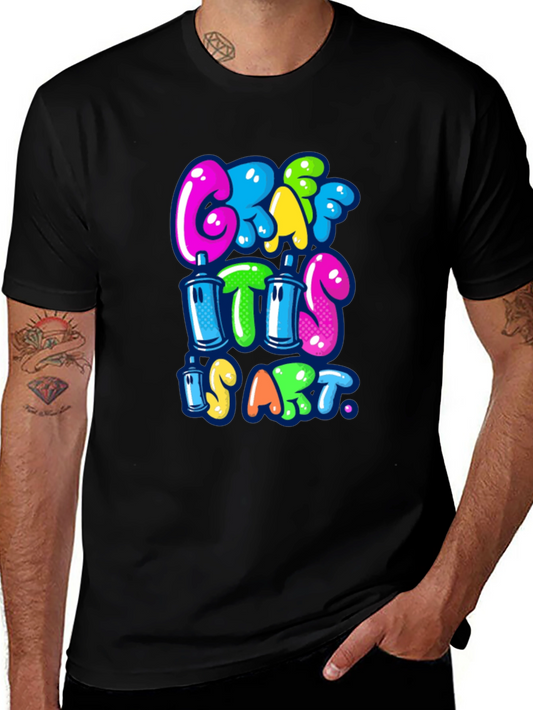 Graffiti is Art Graphic T-Shirt - Bold & Colorful Design